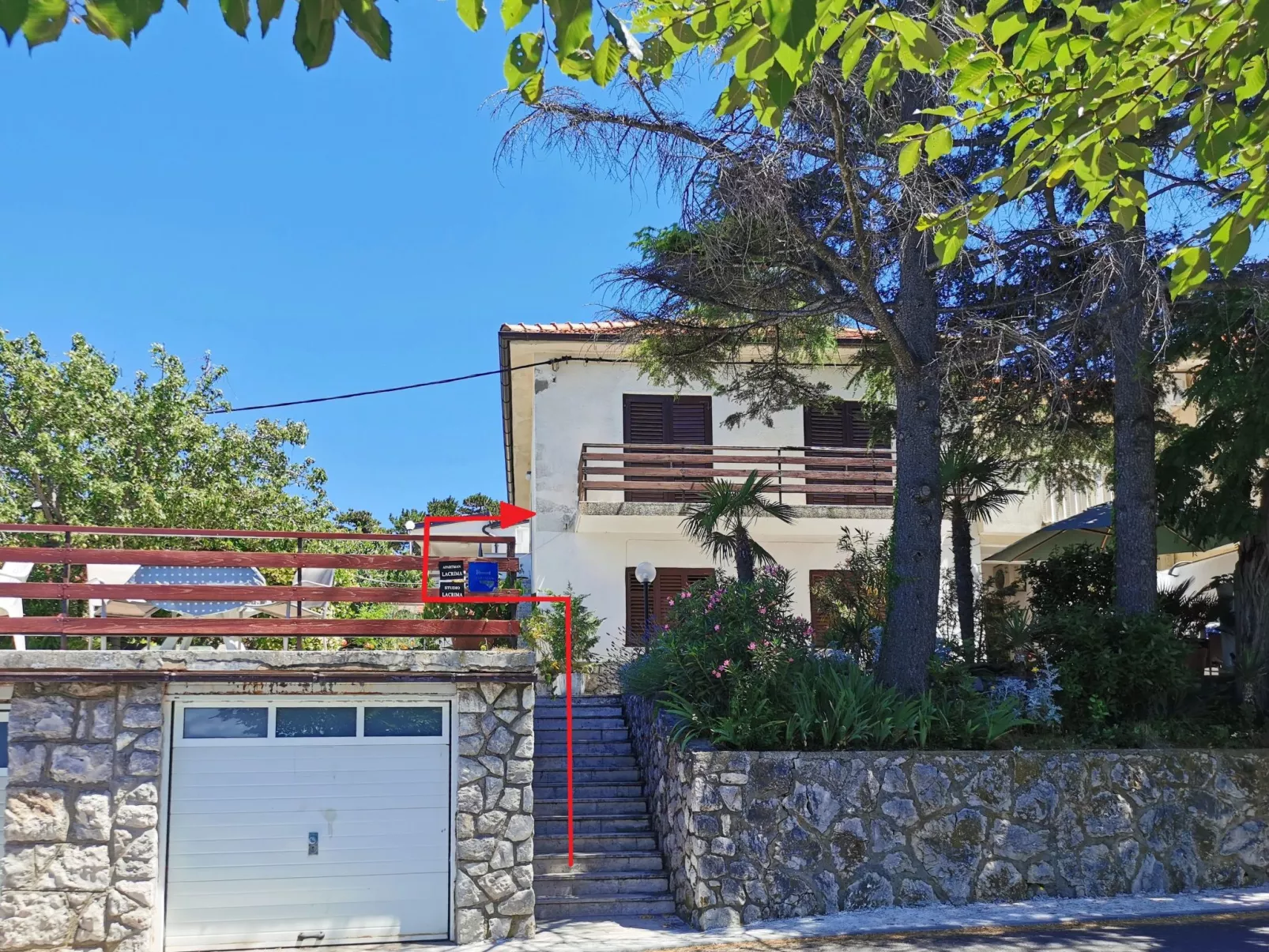 Apartment Devcic-Draußen