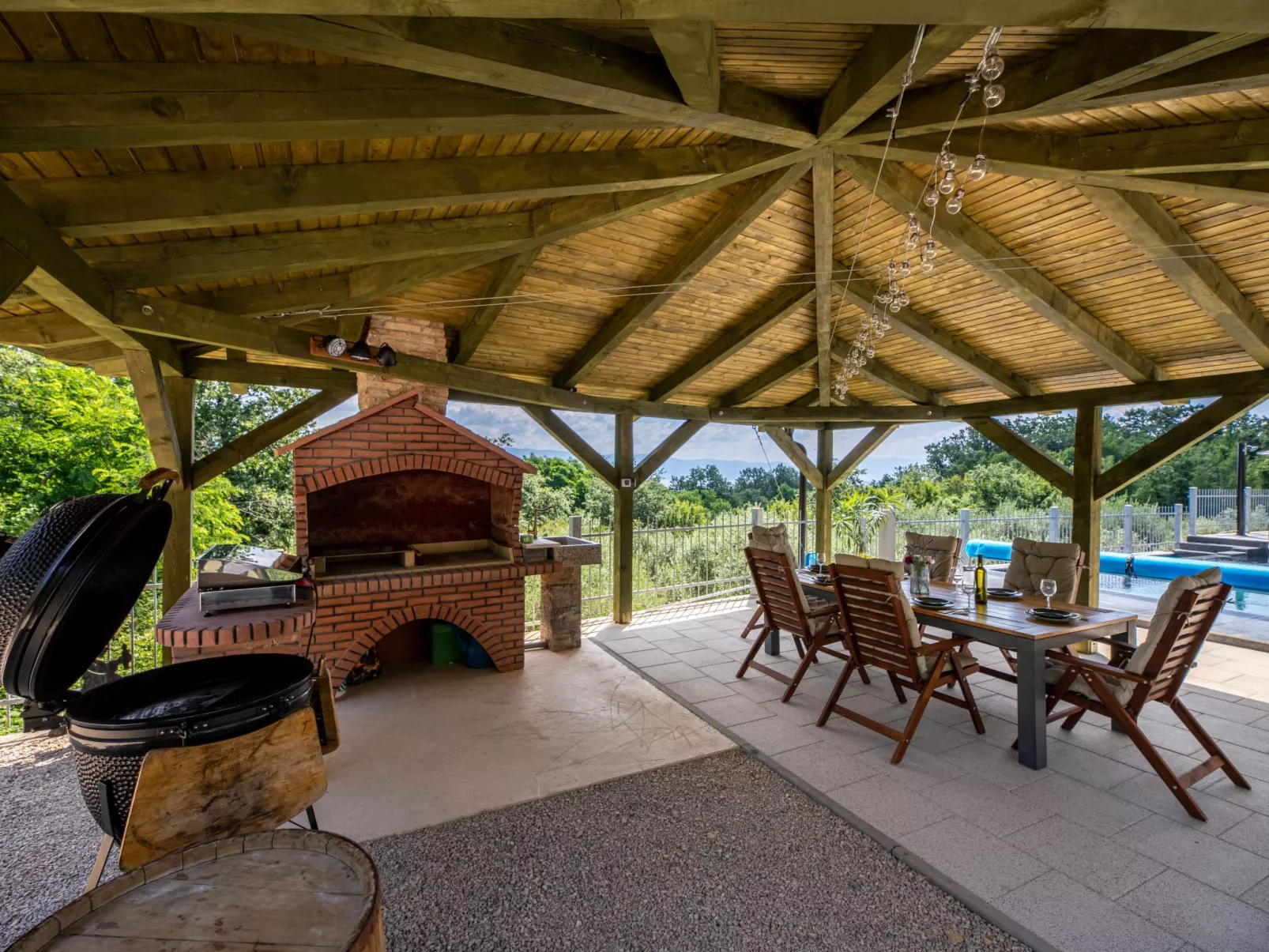 Vila Ema mit Meerblick - Dehors