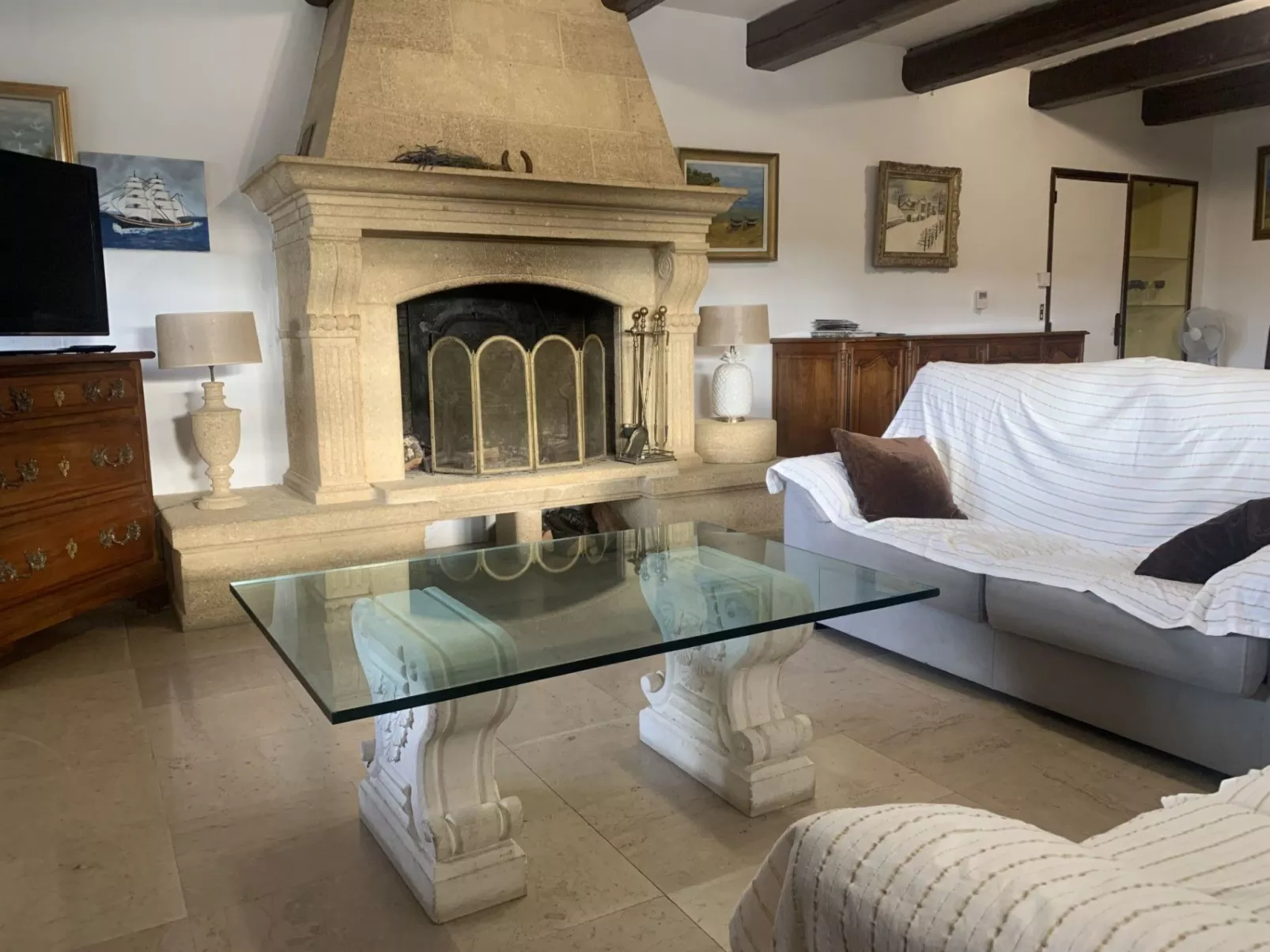 Provençal Privates Schwimmbad, Haustiere willkommen-Dedans