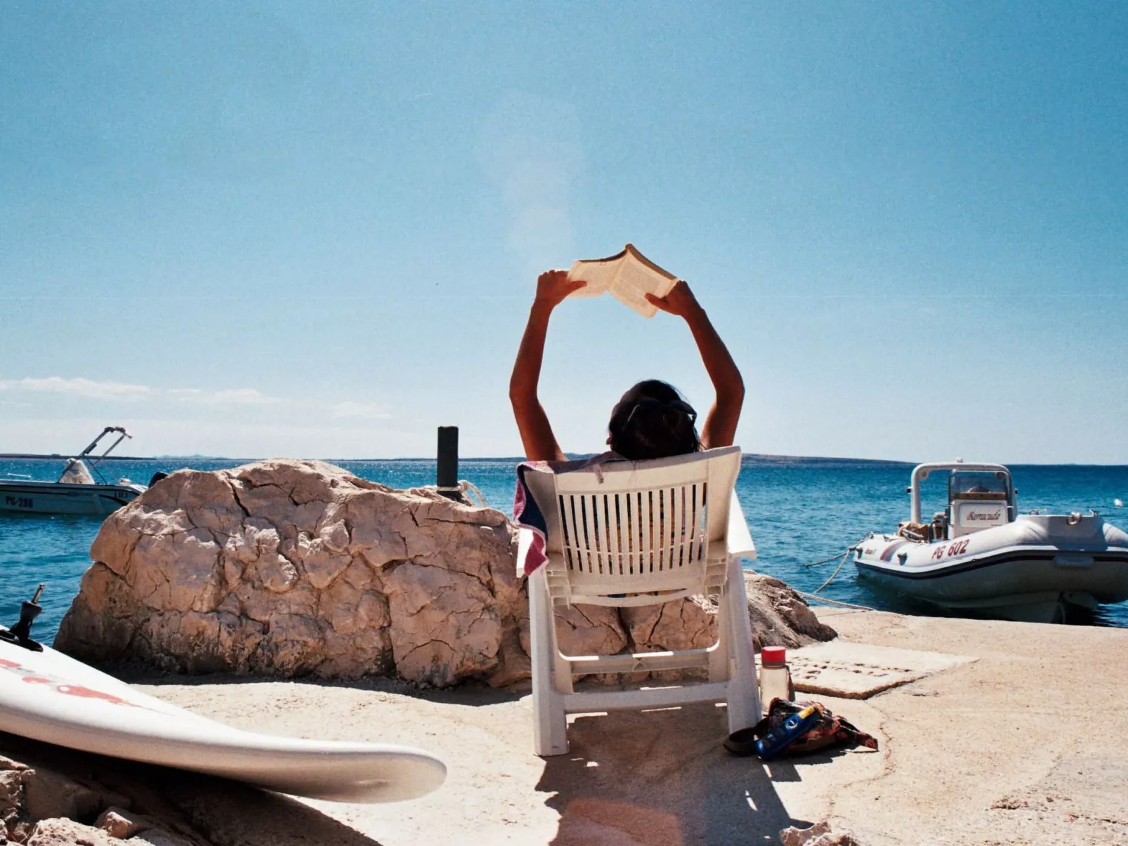 Wohnung "Rino" mit Blick auf das Wasser-Dehors