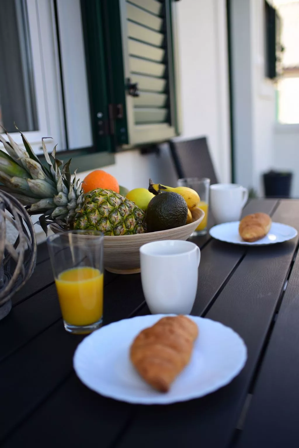 Wohnung mit Garage-Draußen