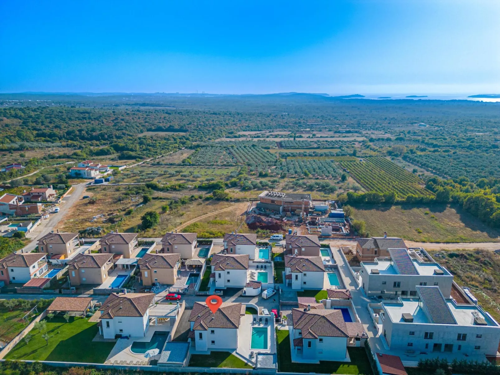 Ferienvilla "Villa Dvor" mit privatem Pool-Drinnen