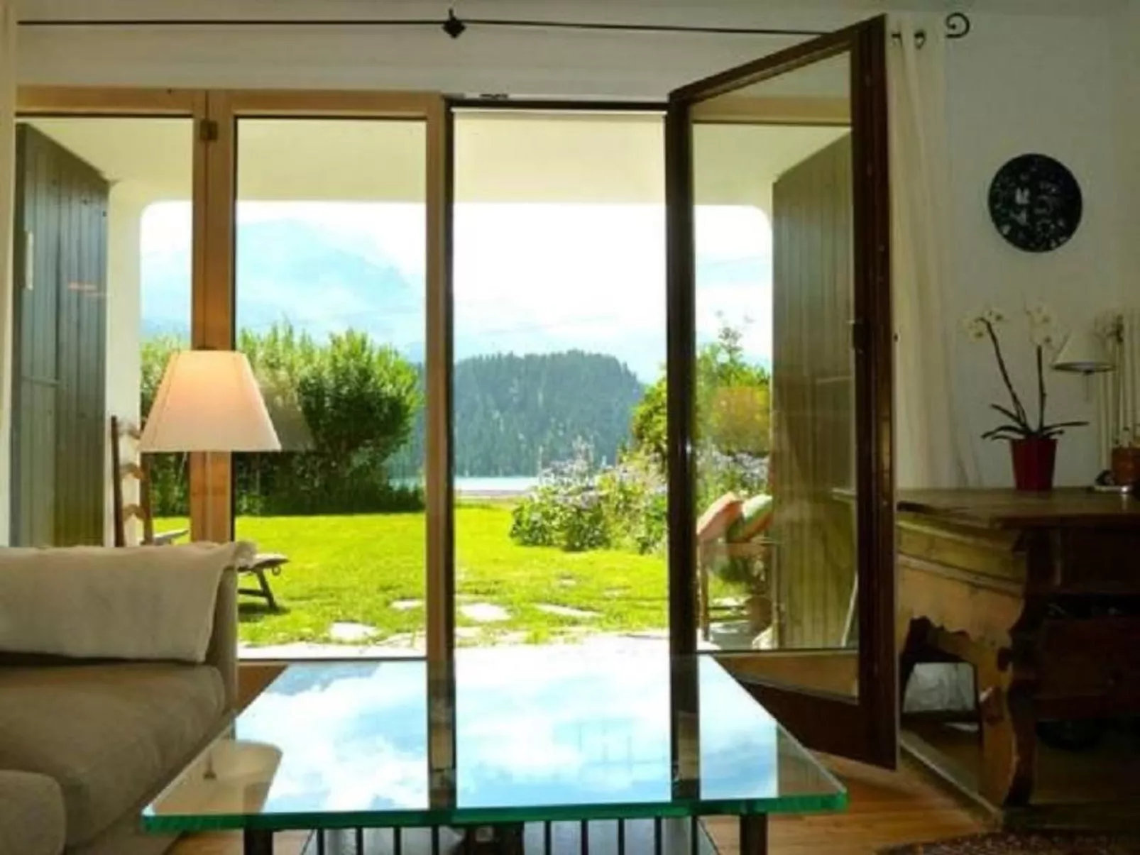 Chesa Cagiuma, Gartenwohnung-Dedans