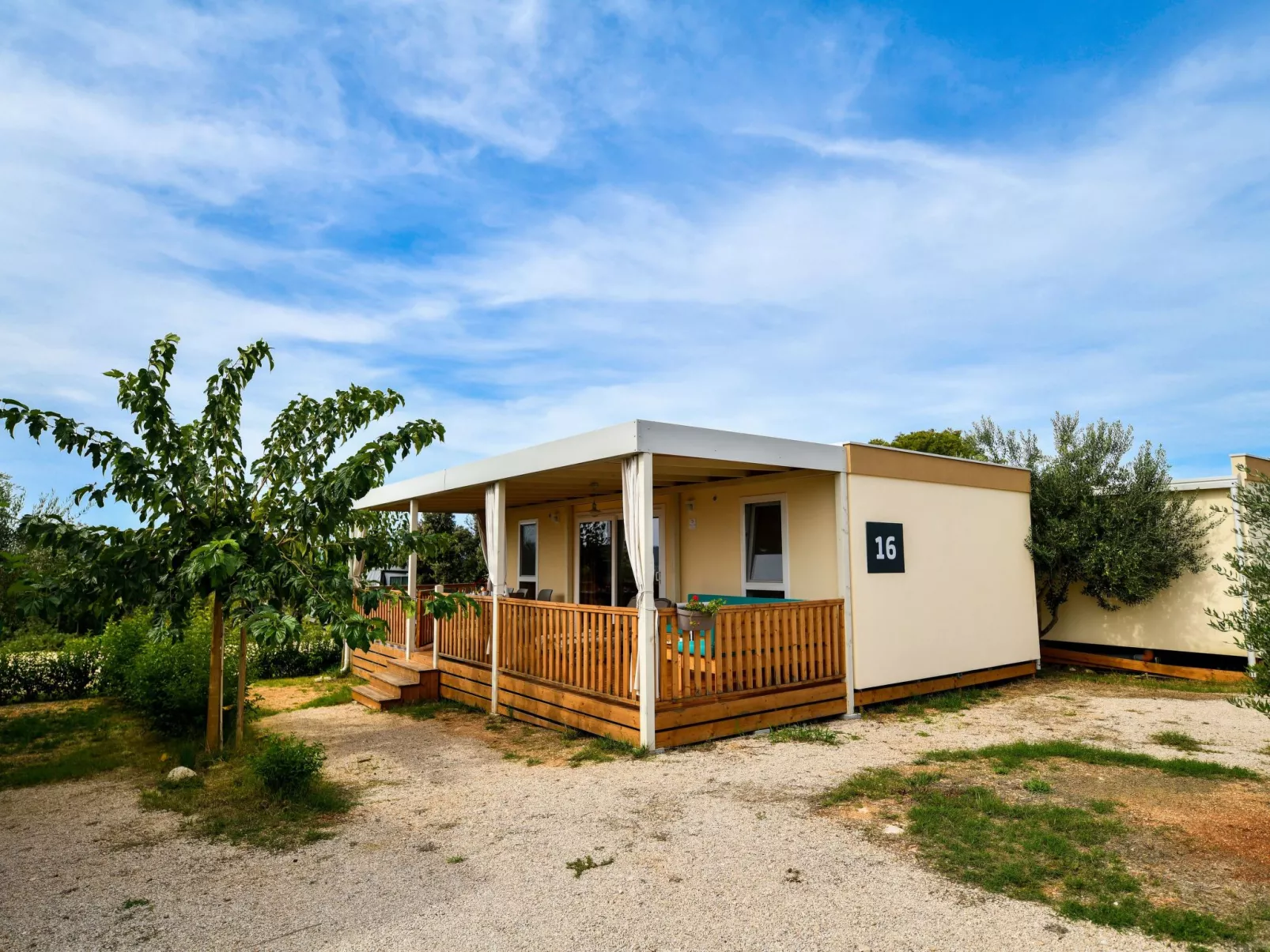 Mobilheim direkt am Strand-Outside