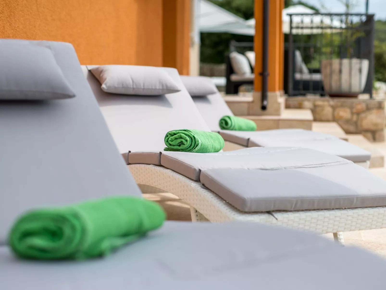 Exklusive und stilvolle Meerblick-Inselvilla-Inside