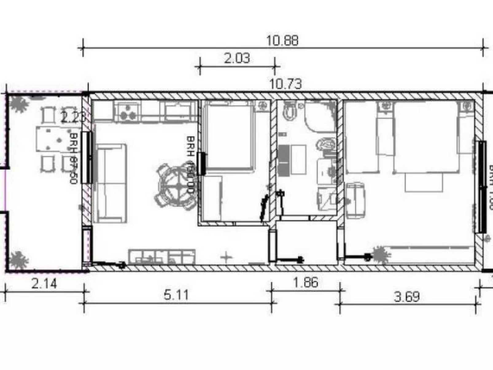 Appartement "Slavica" mit Blick auf das Wasser-Dedans