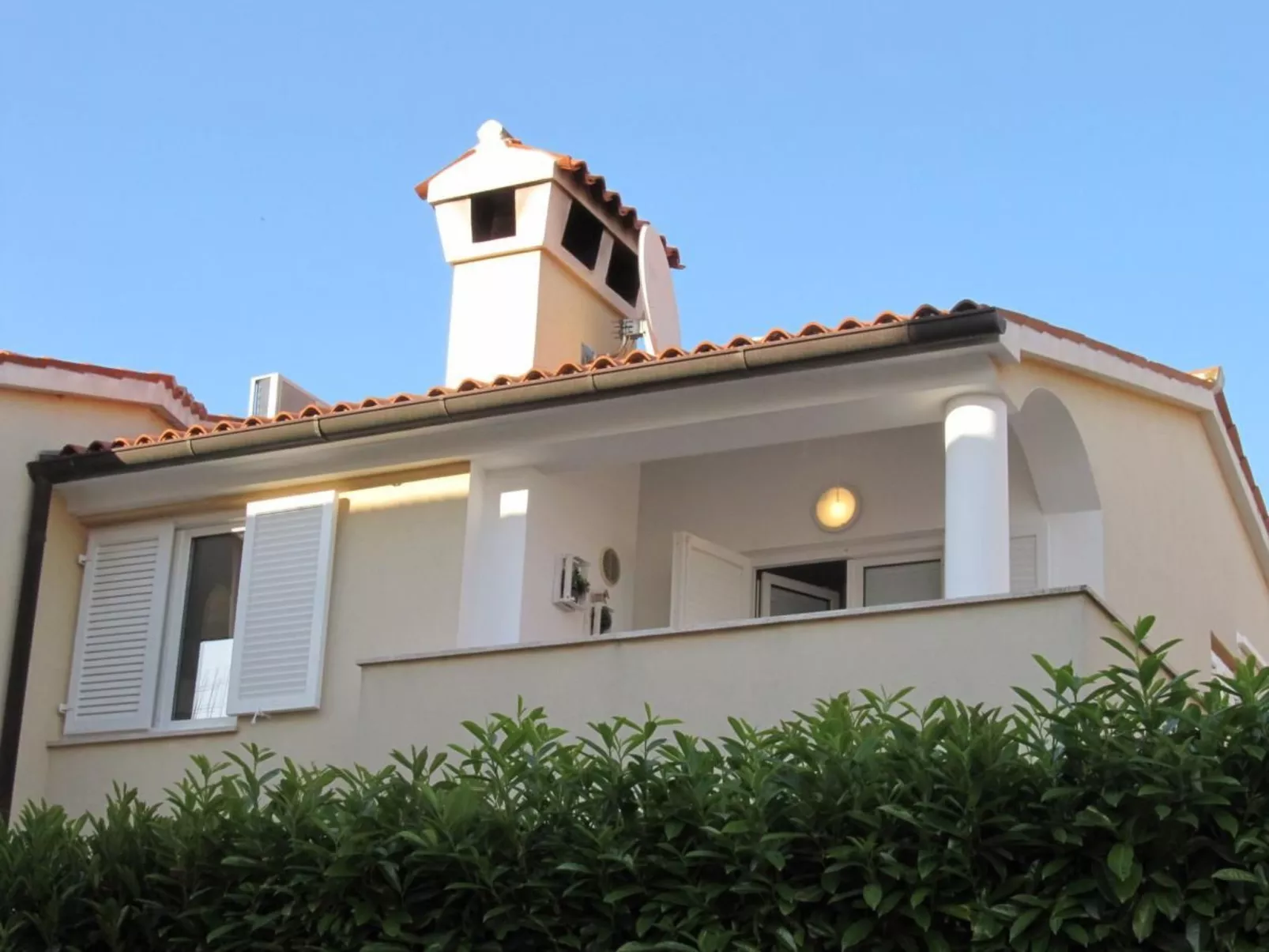 Wohnung "Pusteblume" mit Terrasse-Draußen