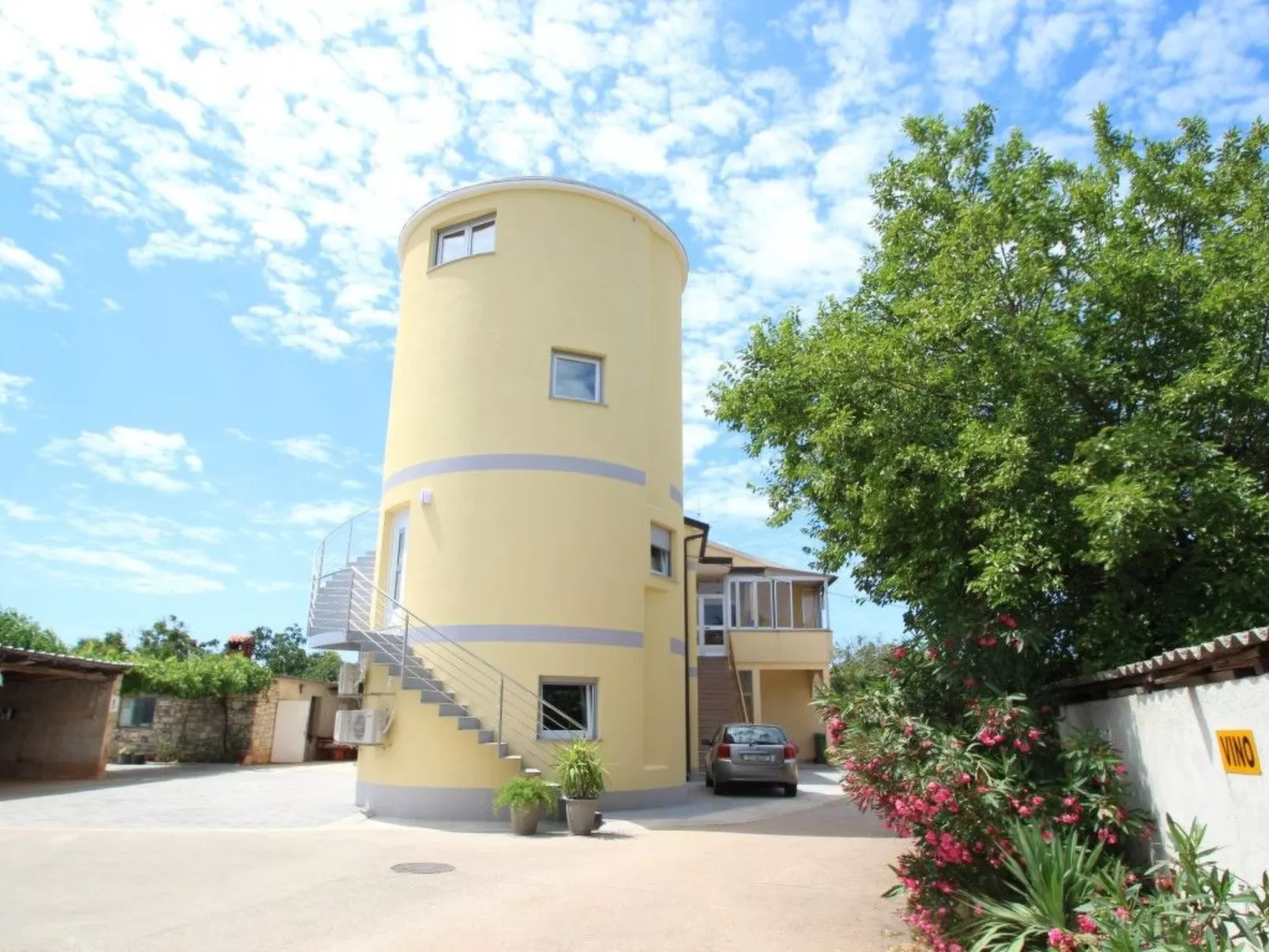 Gemütliches Studioappartement Silos Lavanda-Draußen