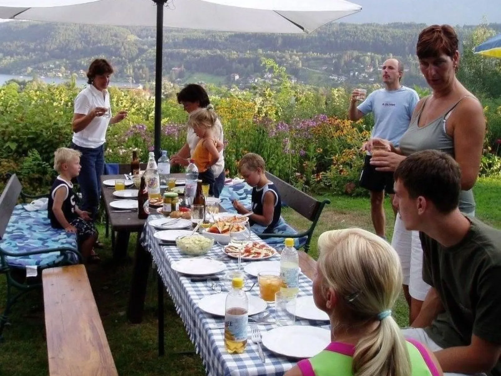 Kleine Wohnung in Seeboden mit Großem Garten - Draußen
