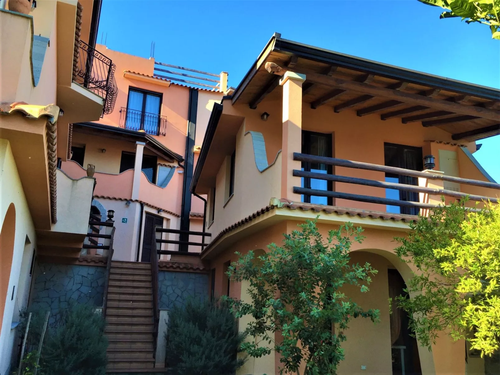 Orange Wohnung-Dehors