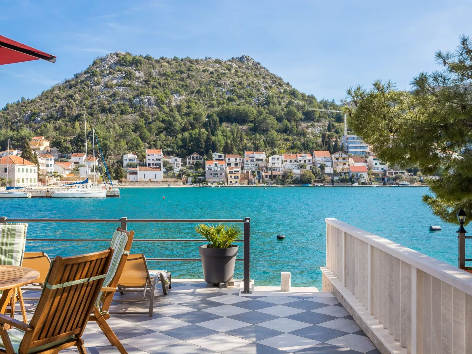 Sonnenaufgang an der Adria - Strandhaus-Draußen