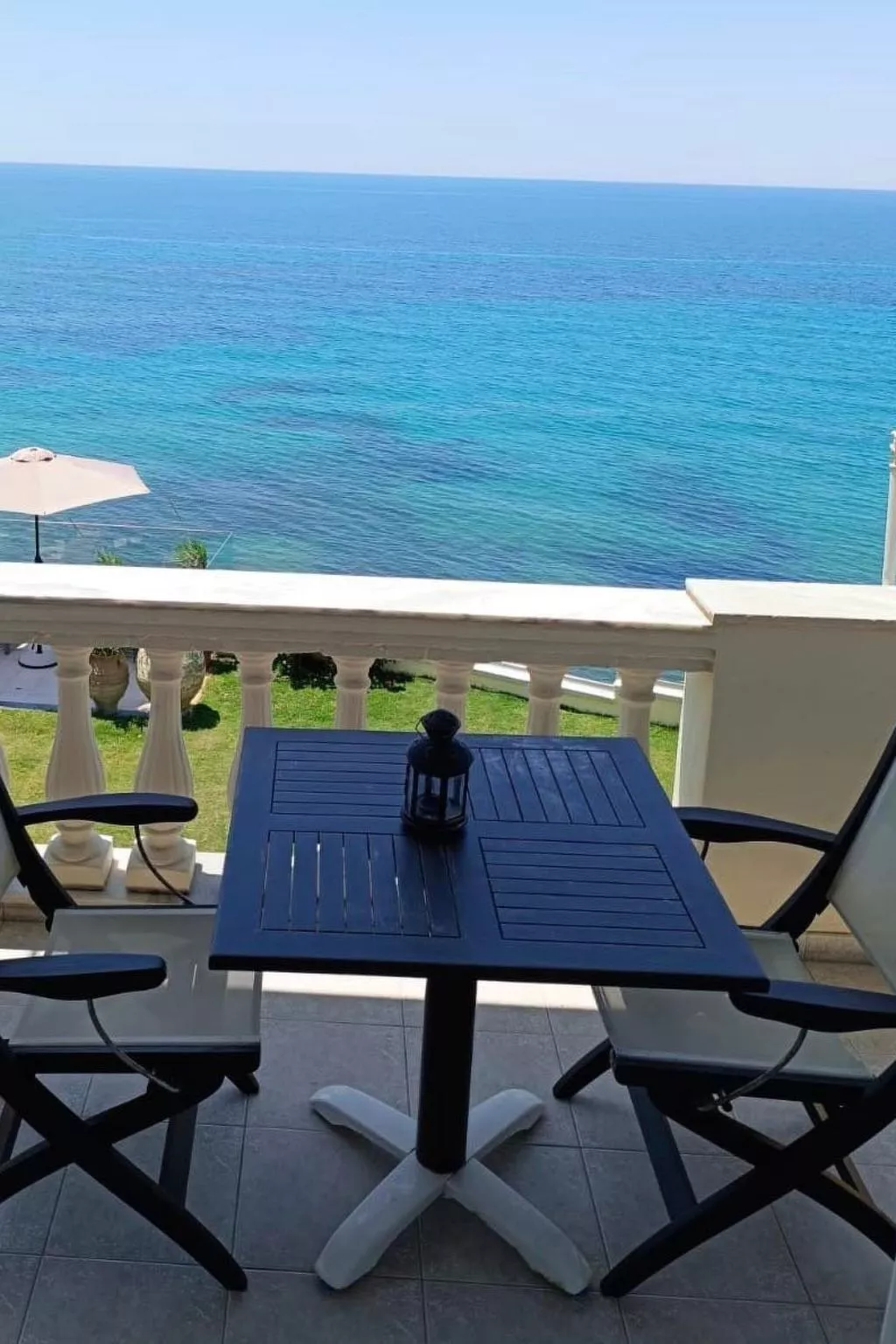 Villa am Meer Seahorse Bay Chalikounas, Korfu-Draußen