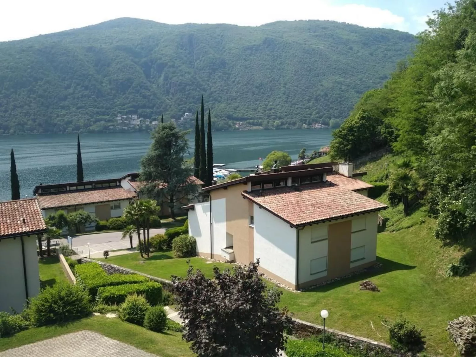 3.5 Zi - Ferienwohnung Miralago Morcote-Outside