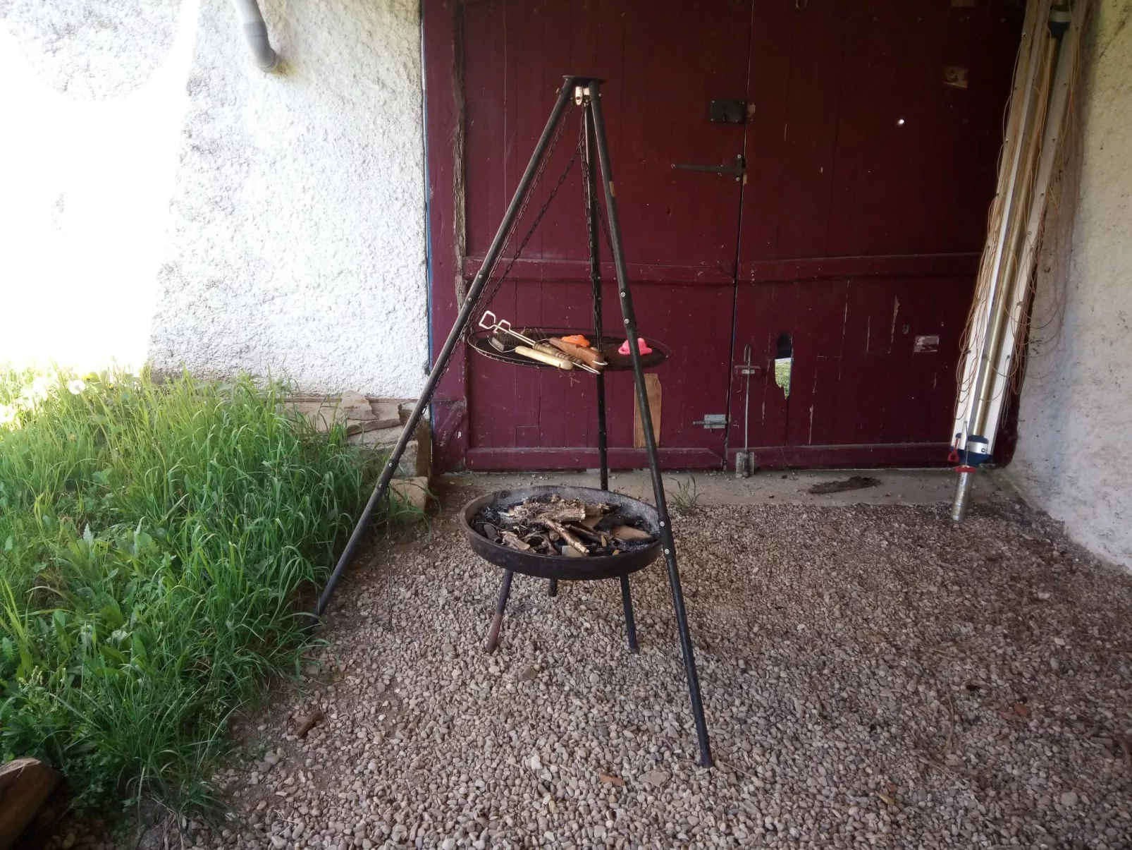 In Celles-En-Bassigny  umzäunter Garten-Dehors