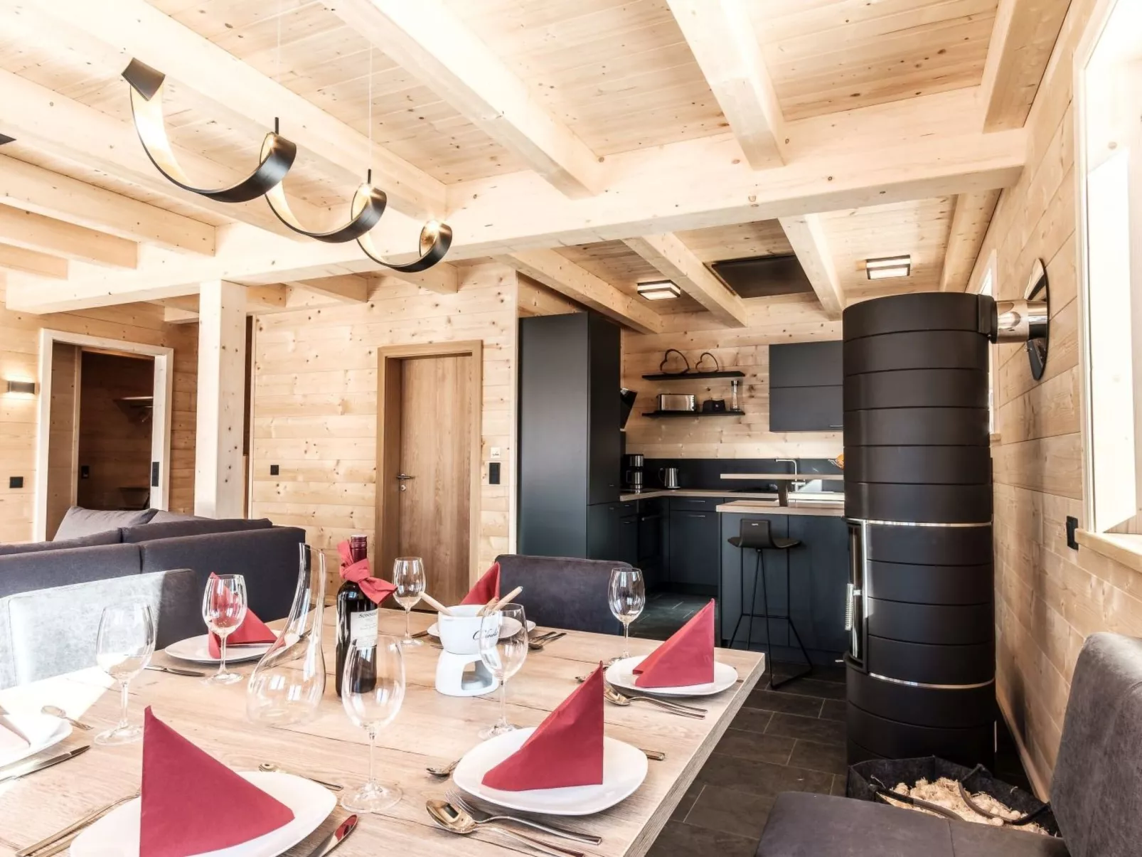 Heidi Chalets Falkertsee – Luxus für Familien & Wellnessurlauber - Drinnen