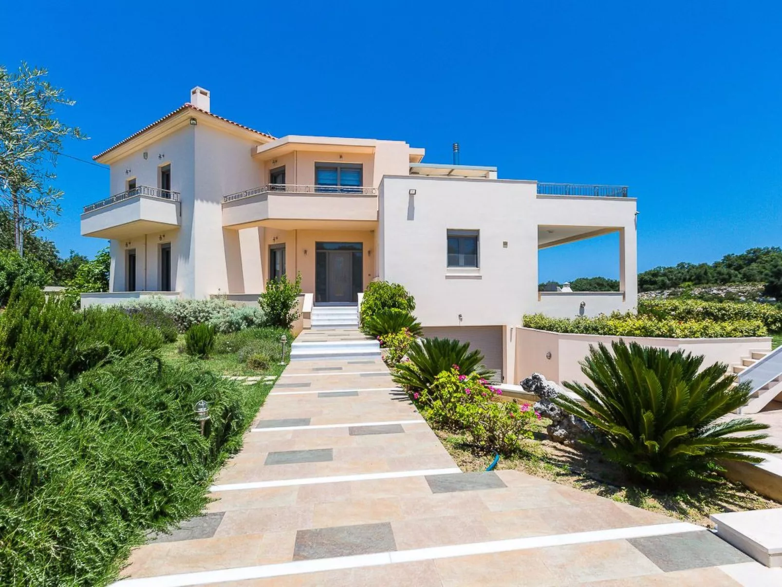 Deluxe Villa Ianthos - Whirlpool im Freien, Kinderpool-Outside