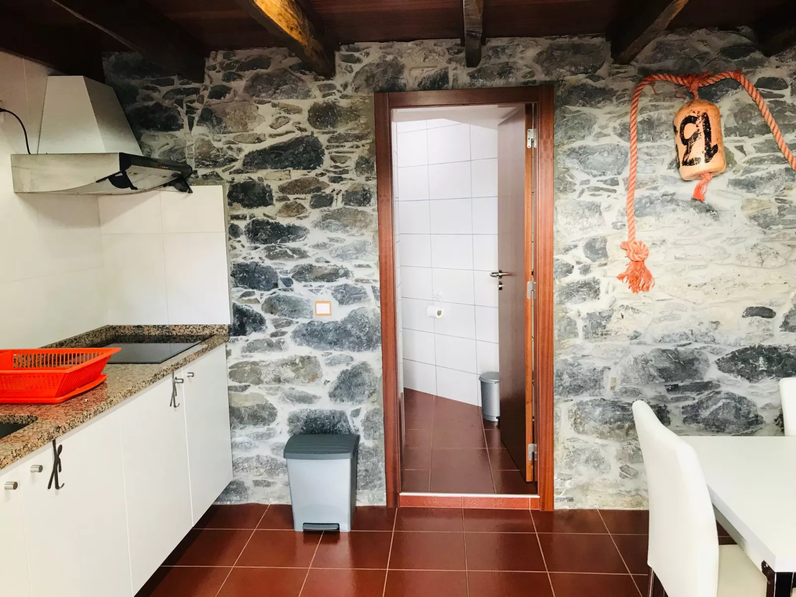 Casa Lugar da Ribeira mit Dachterrasse-Dedans