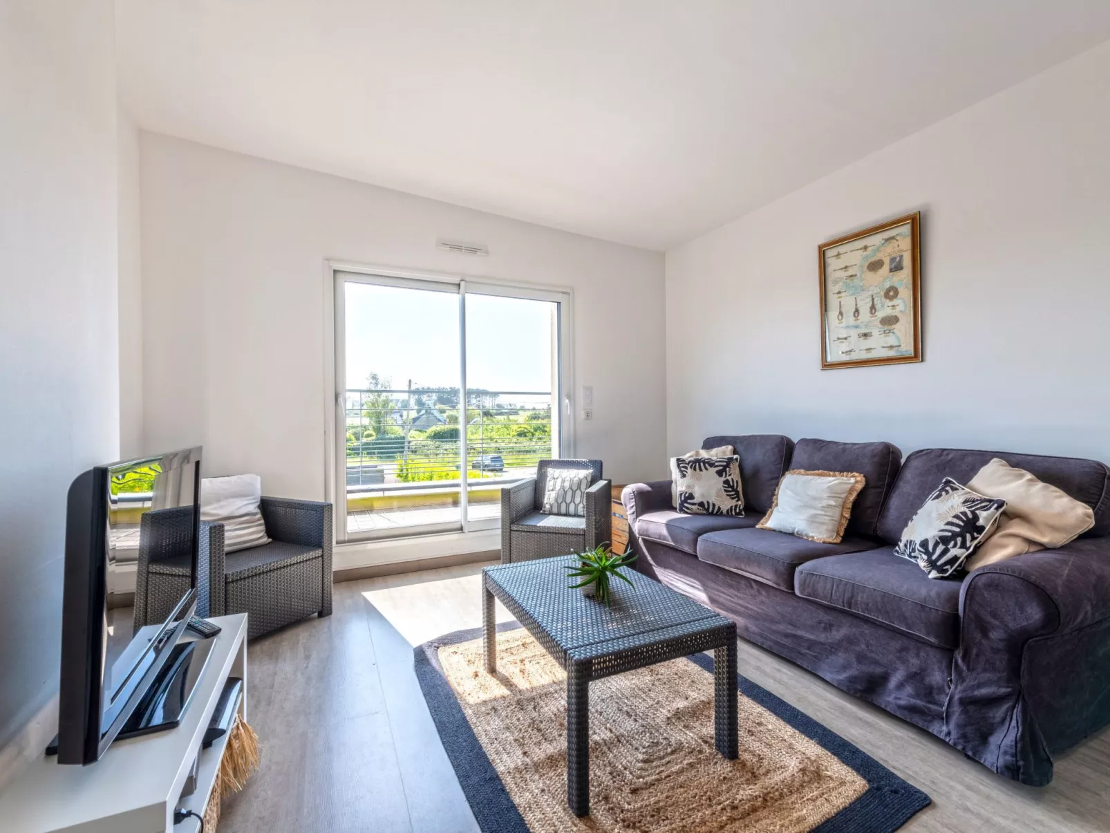 Ferienvilla "Ti Laouen" mit privatem Pool-Drinnen