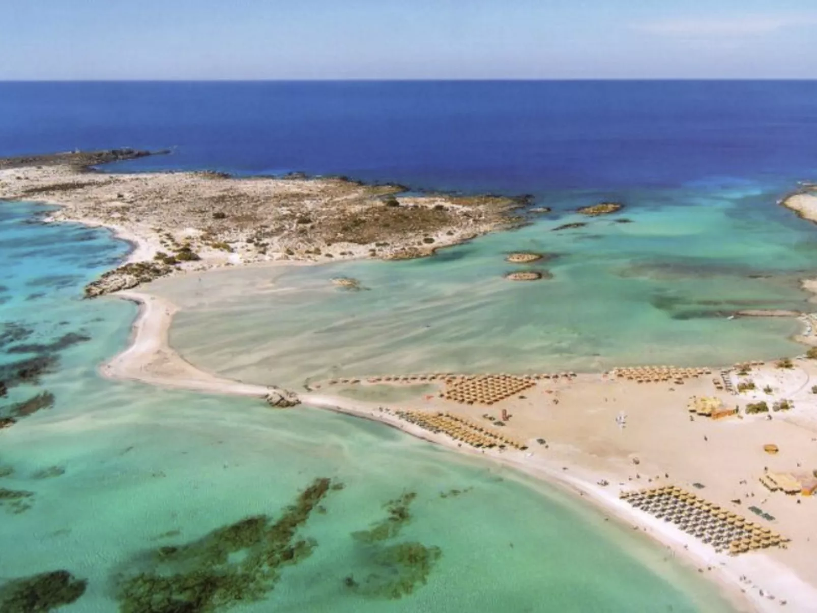 Steinvilla mit Meerblick bei Elafonissi-Draußen
