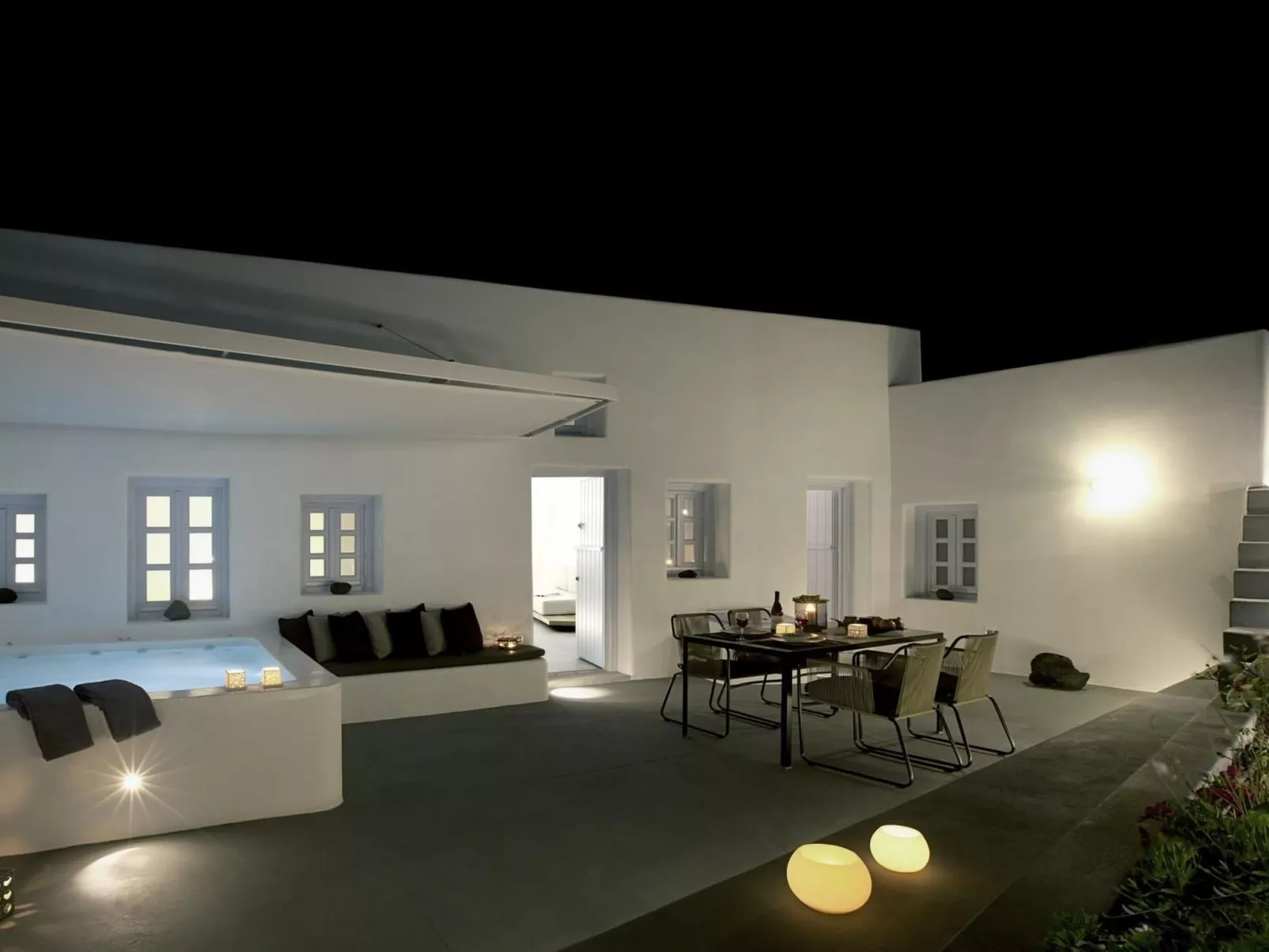 Ferienvilla "Anemolia" mit Whirlpool-Outside