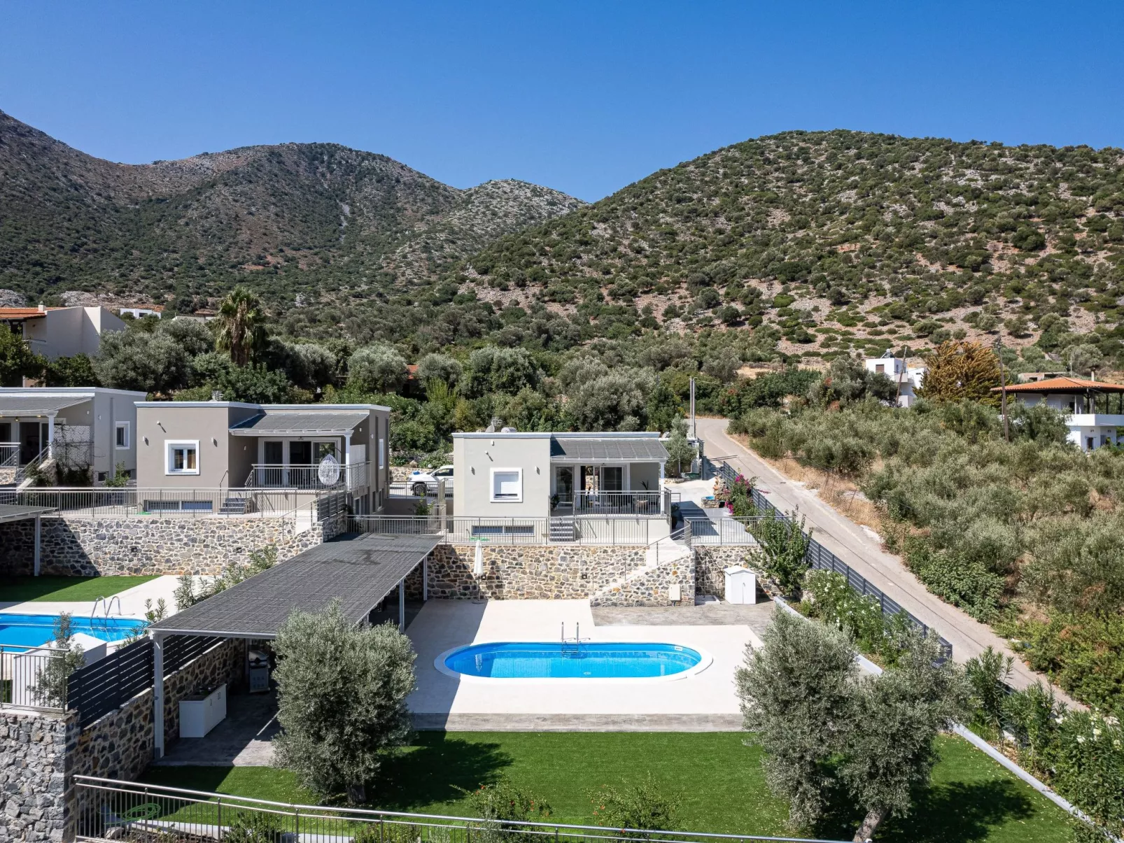 Haus in Vlichada mit tragbarem Barbecue-Dehors