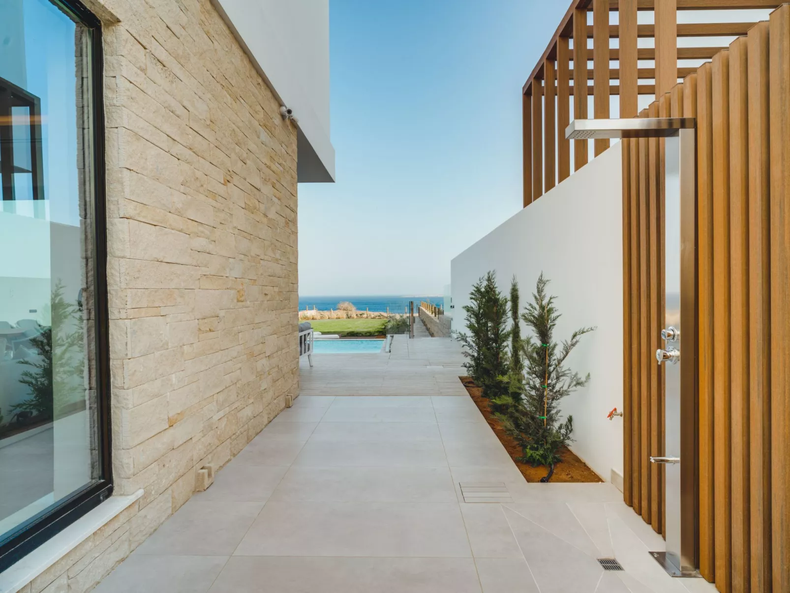 Periyiali Resort - Frontansicht Villa Ira - 5-Dehors