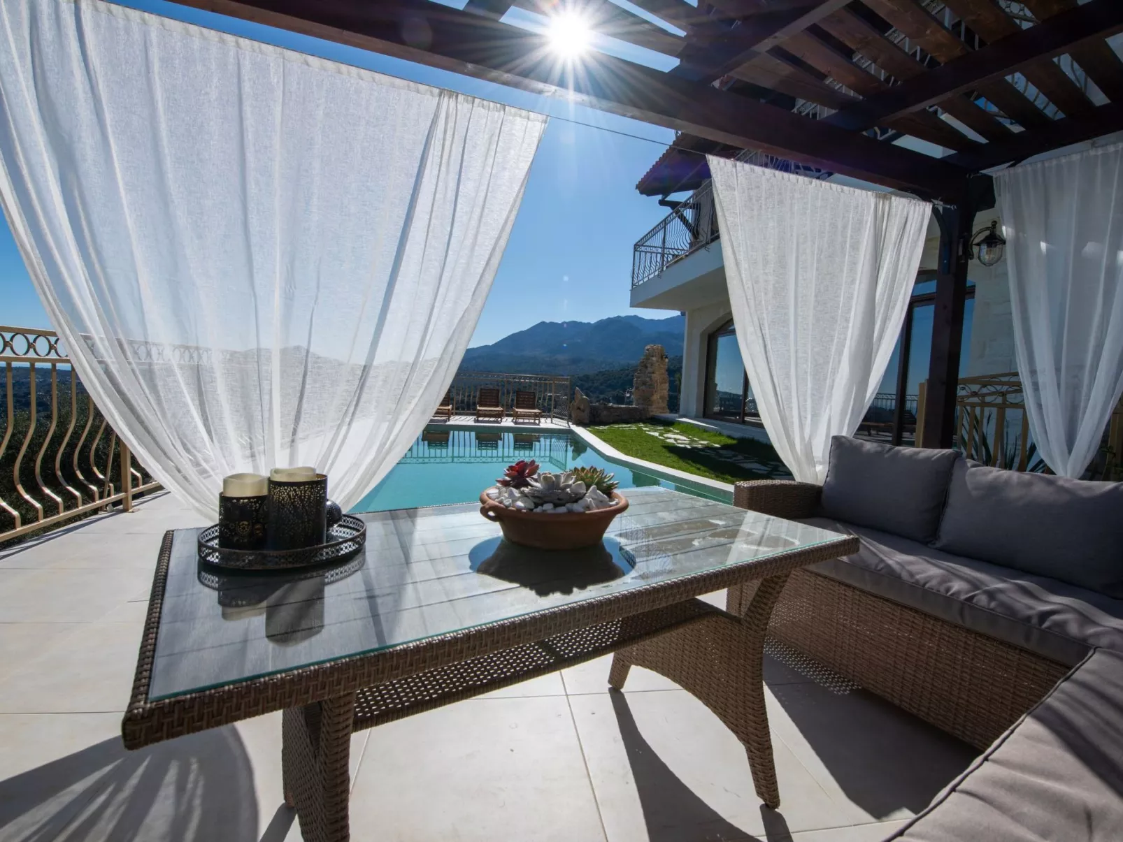 Geroulios Kastro Villa II"Free"Beheizter Pool, Whirlpool-Inside