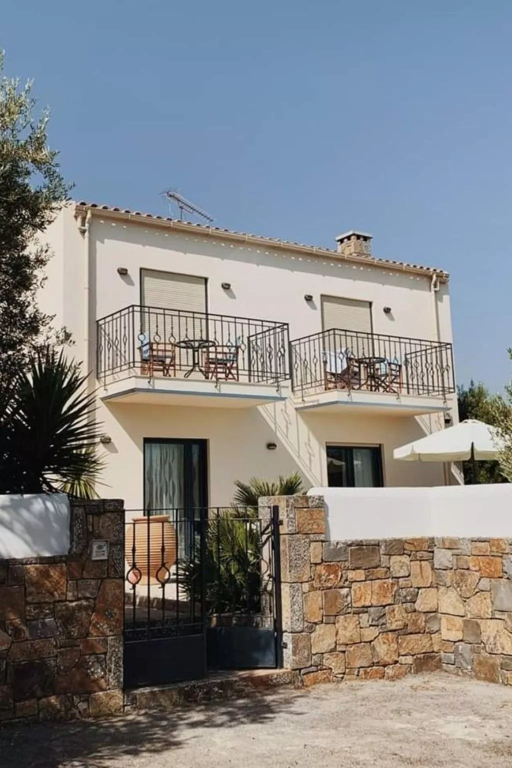 Nefeli Blue Villa in altem Olivenhain, Meerblick-Inside