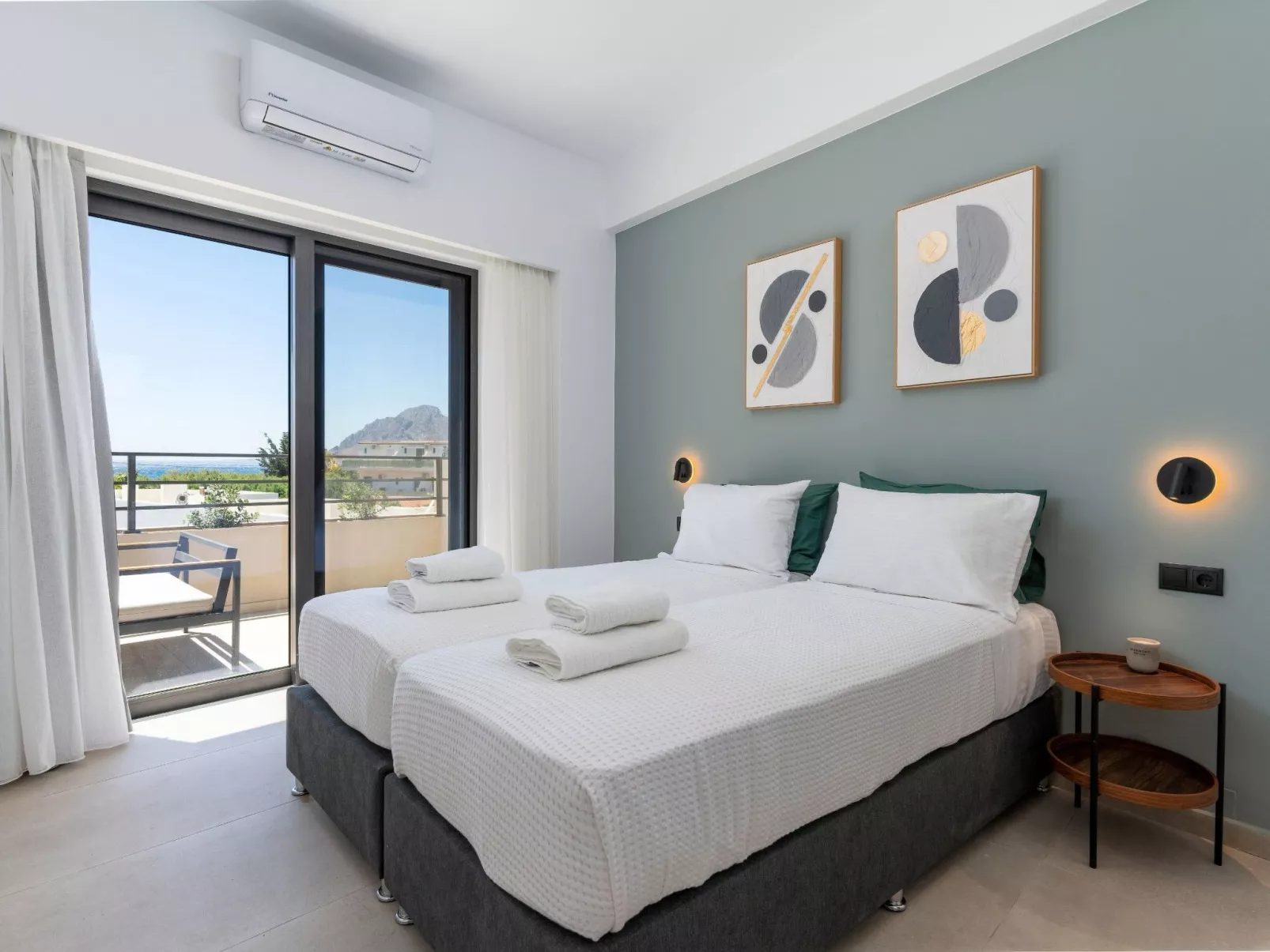 Neue Villa Anemoni mit privatem Pool, 100m zum Strand-Inside