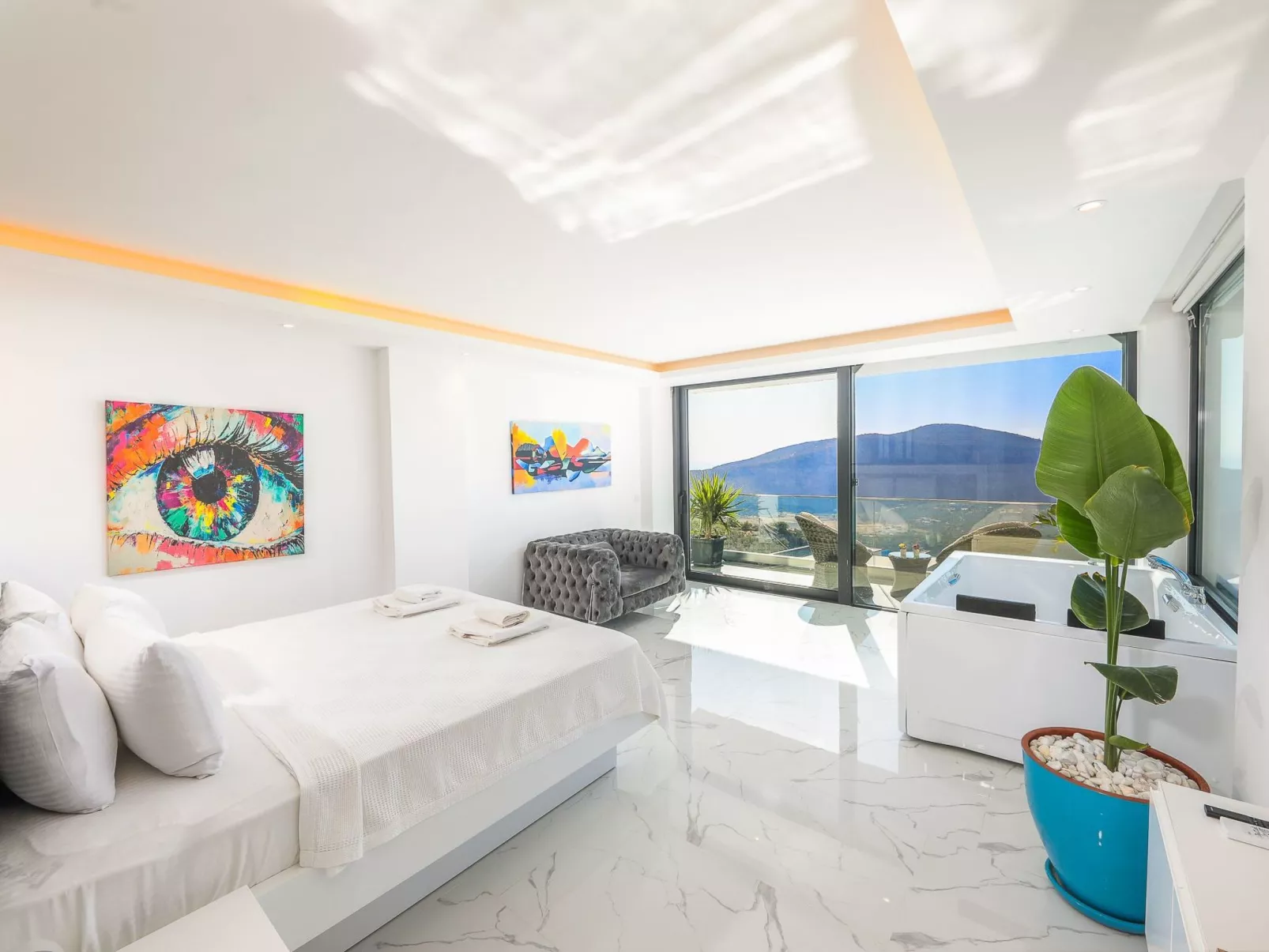 Moderne Luxusvilla für 6 Personen in Kalkan-Inside