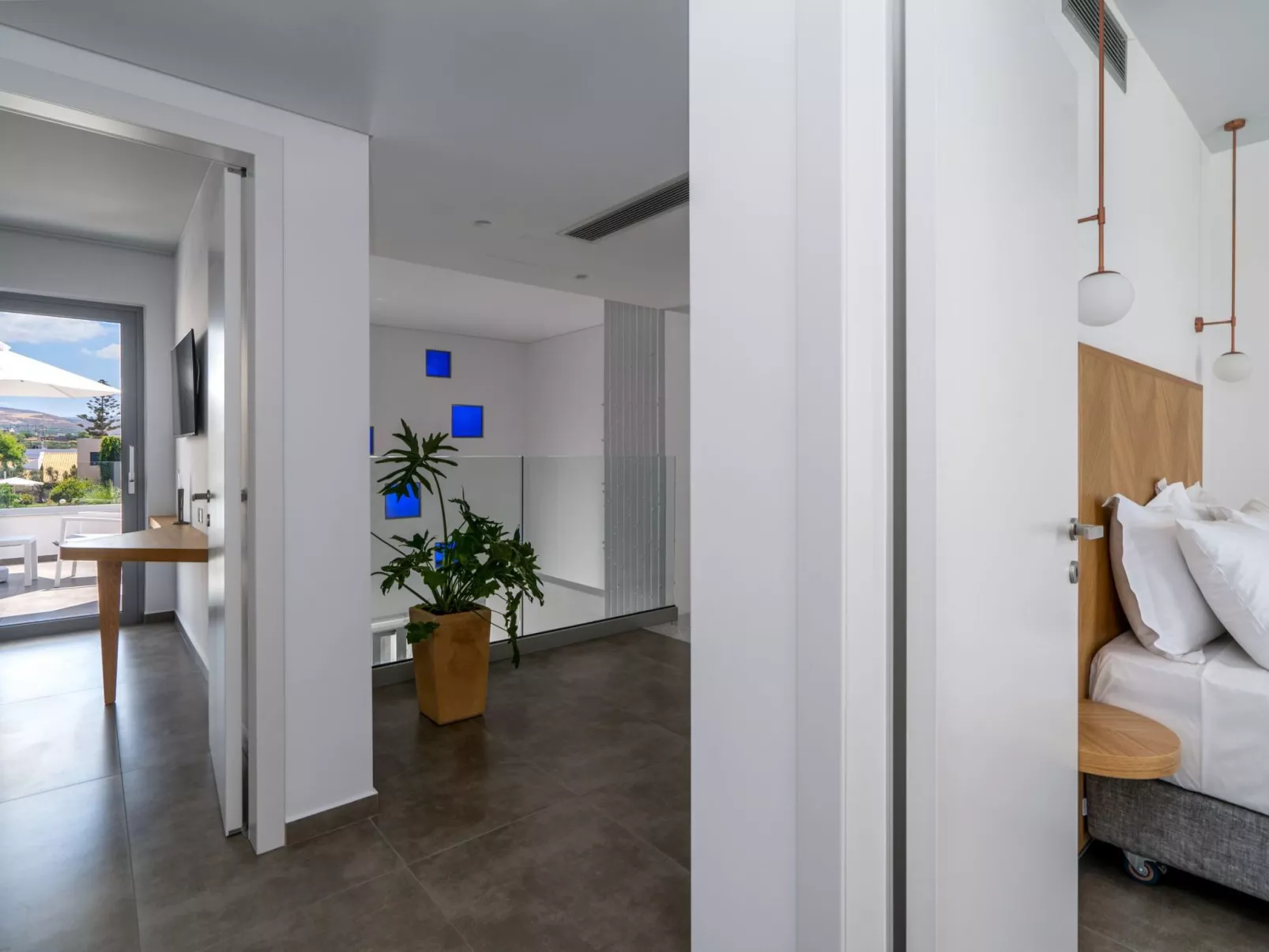 Dias Blaue Villa-Drinnen