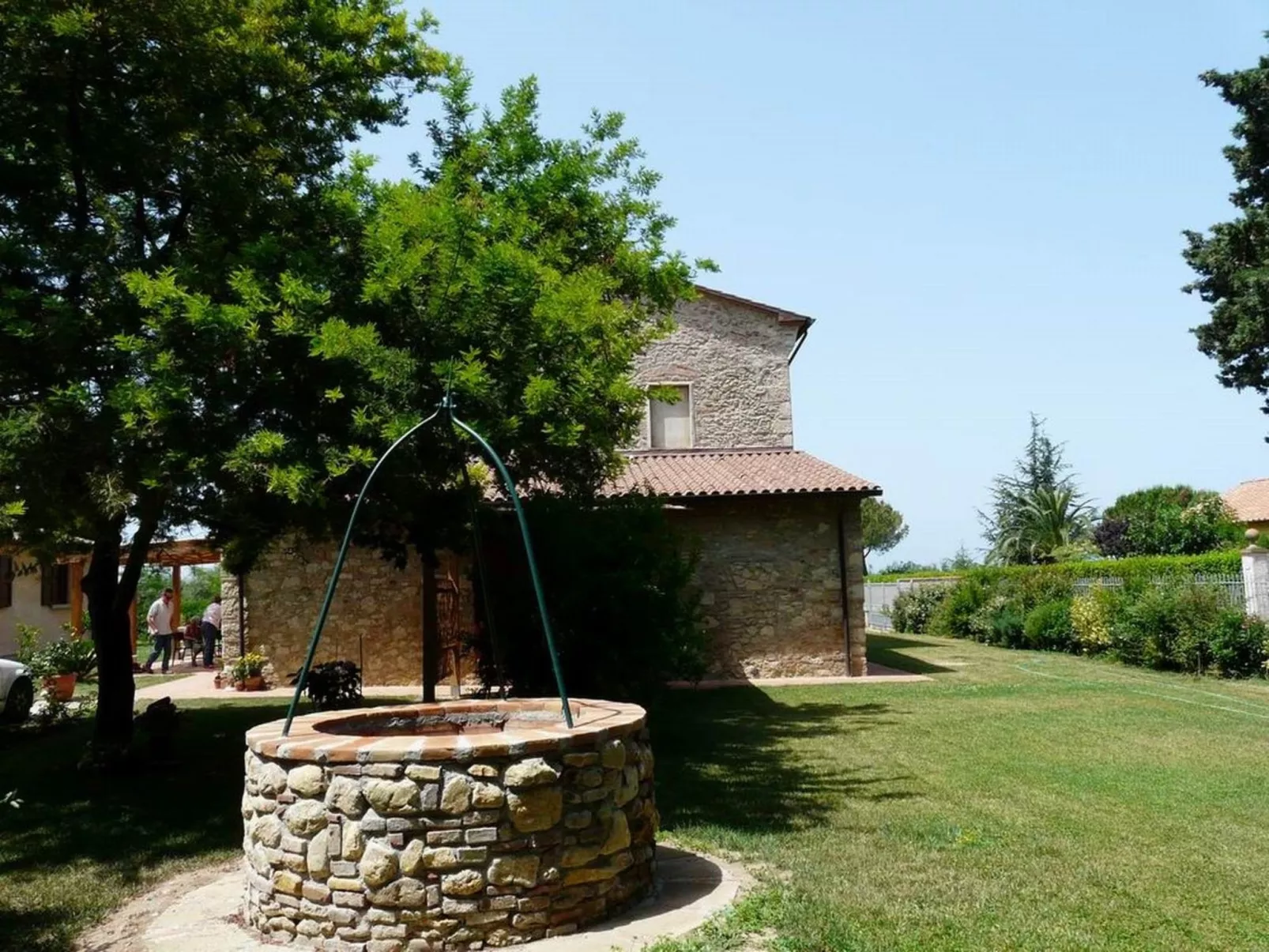 Melo Noce' Wohnung mit Gemeinschaftspool-Draußen
