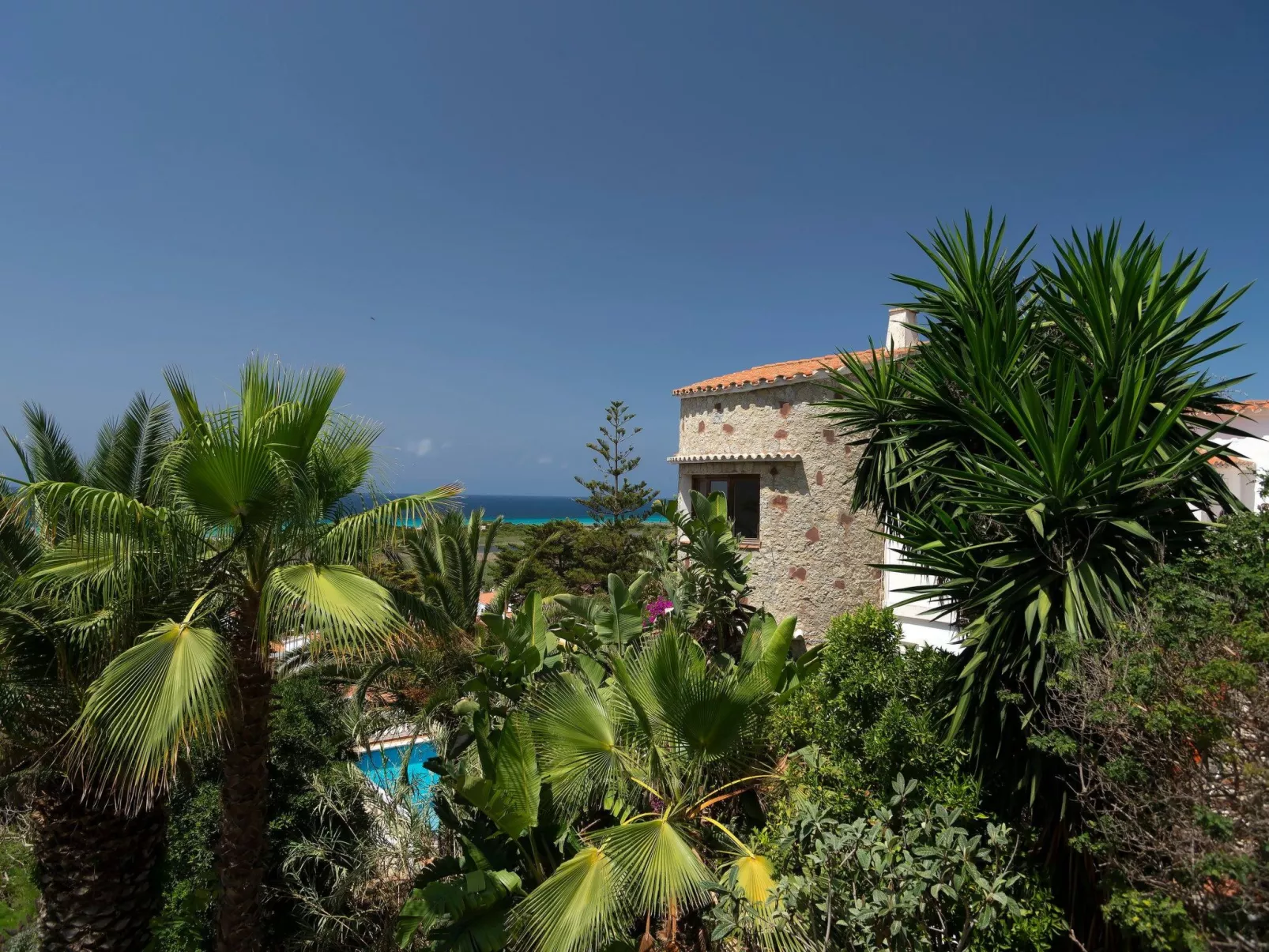 Villa Margarita in Son Bou mit Pool und Meerblick-Outside
