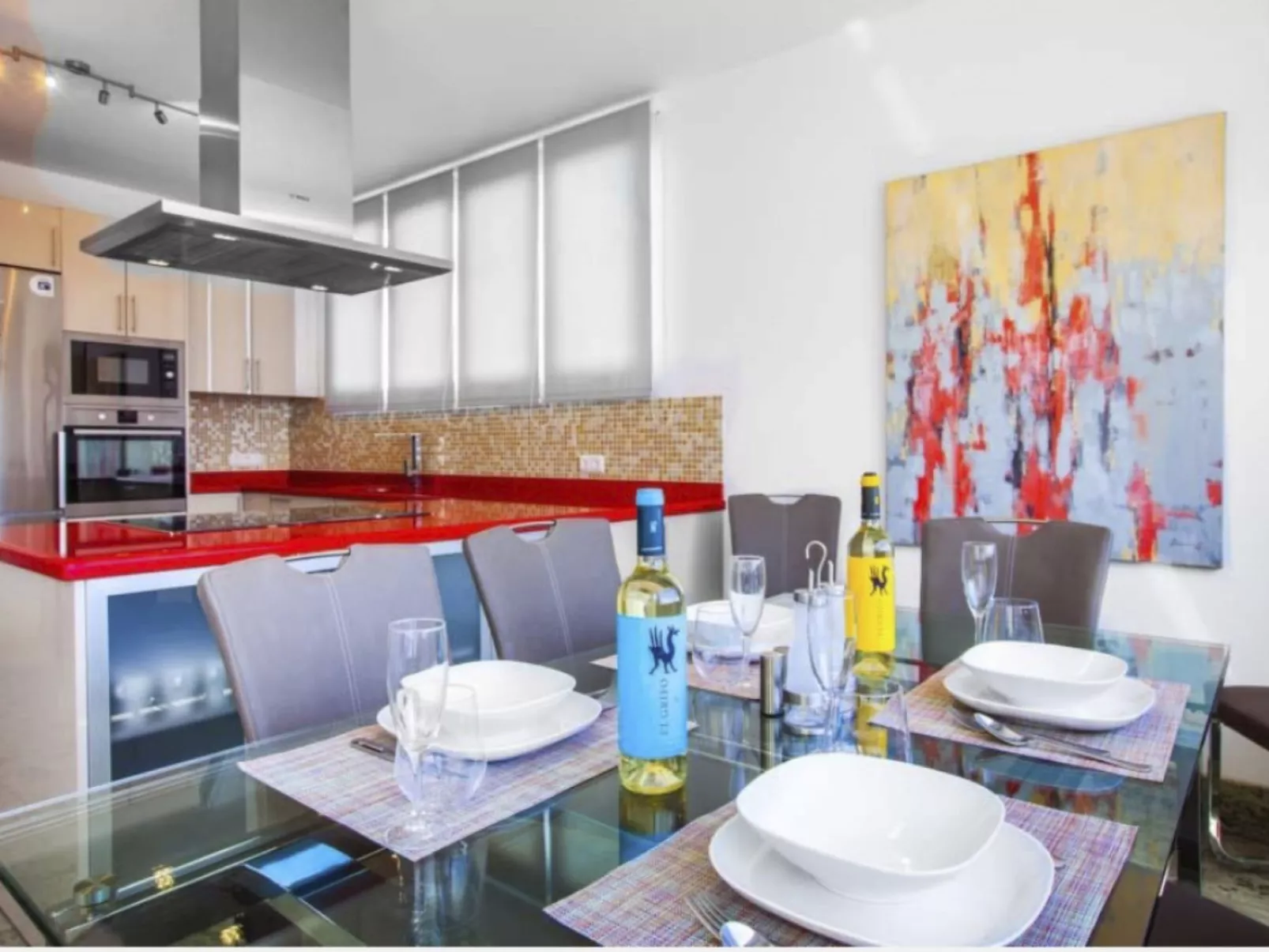 Private Luxusvilla-Drinnen