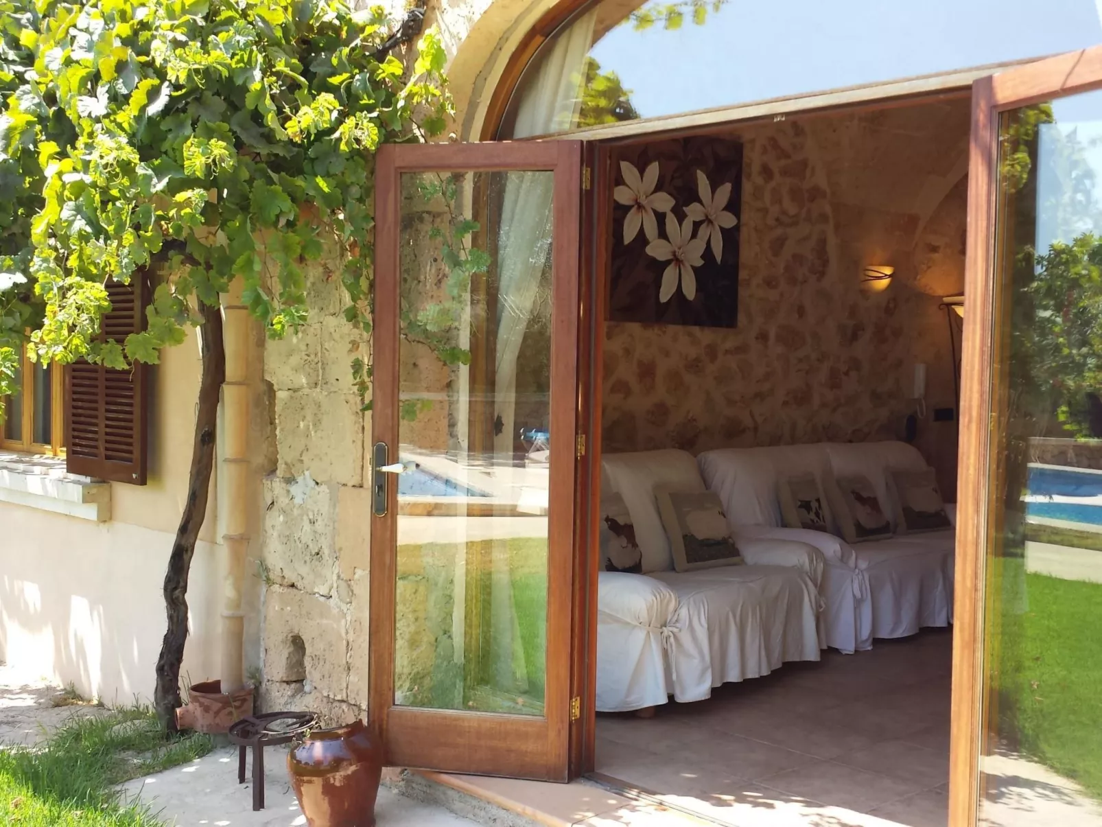 Finca 'Esporrassar' mit Terrasse-Inside