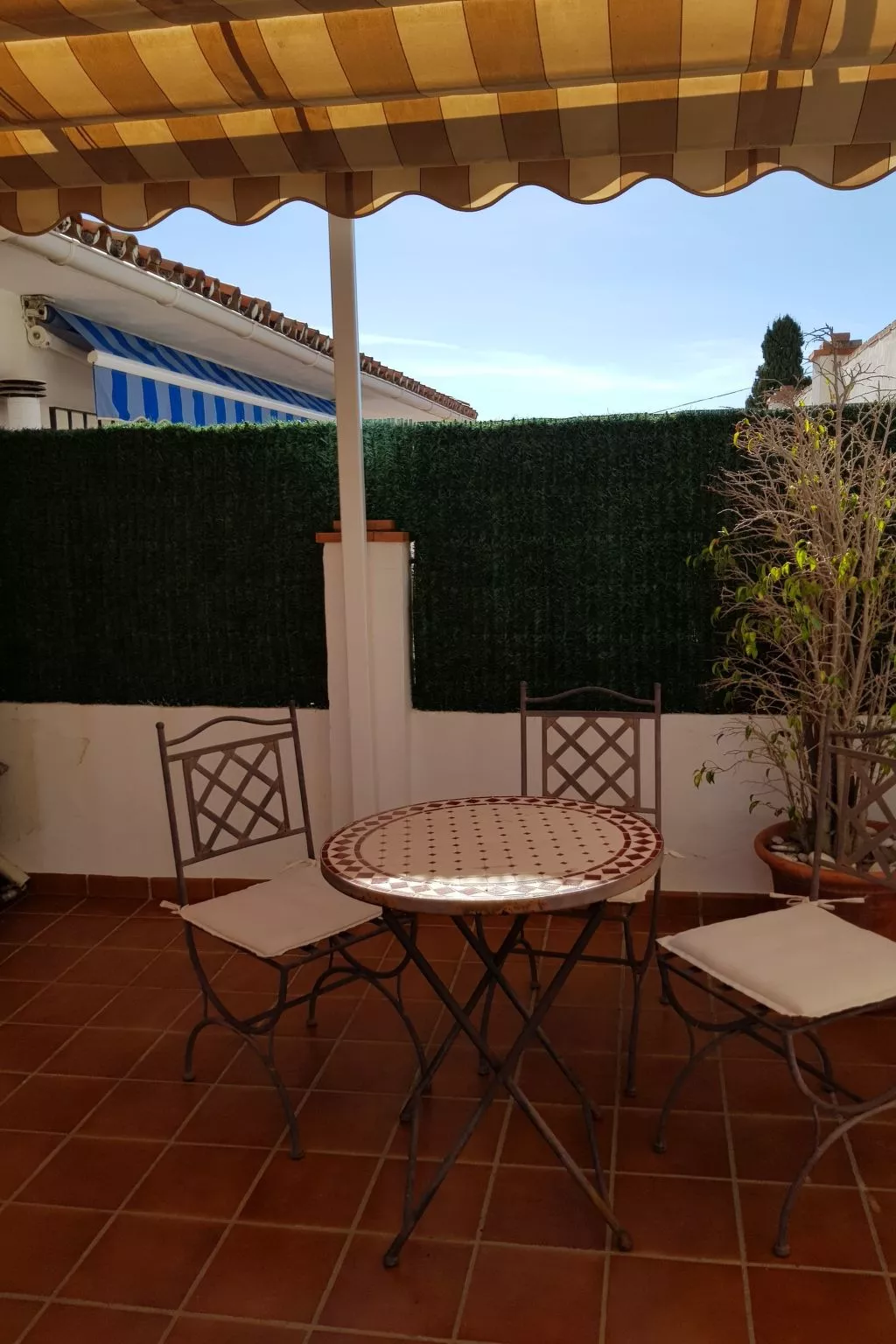 Schöne Villa mit Meerblick, großem Pool und Jacuzzi in Maro - Costa del Sol-Draußen