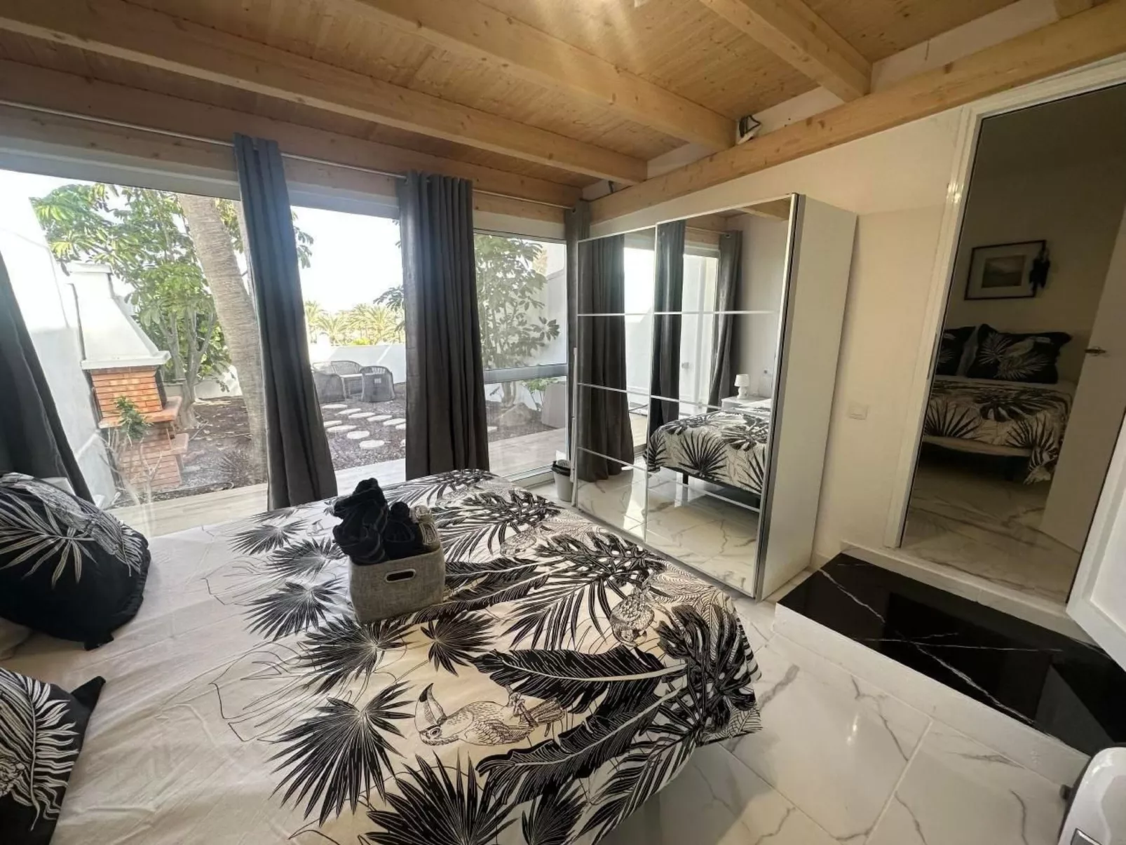 Costa Calma mit Garten, am Strand-Dedans