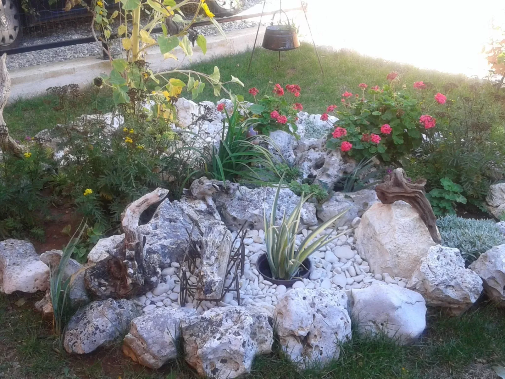 "Arijana1" mit privater Terrasse-Draußen