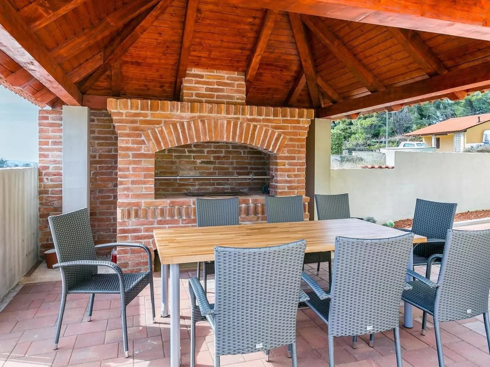 Für 4 Personen ca. 35 m&sup2; in Medulin, Istrien (Medulin und Umgebung)-Dehors