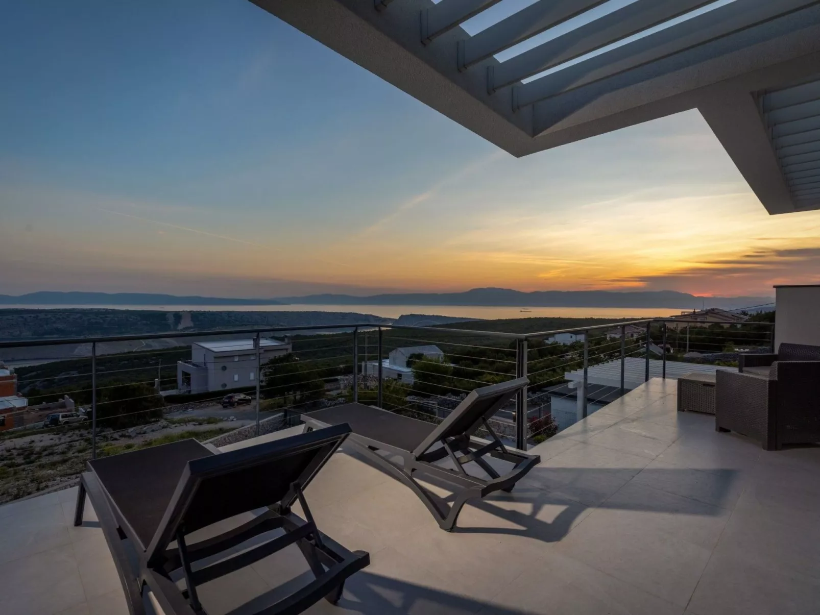 Villa Visum für 7 Personen in Srika, Kvarner Bucht-Dehors