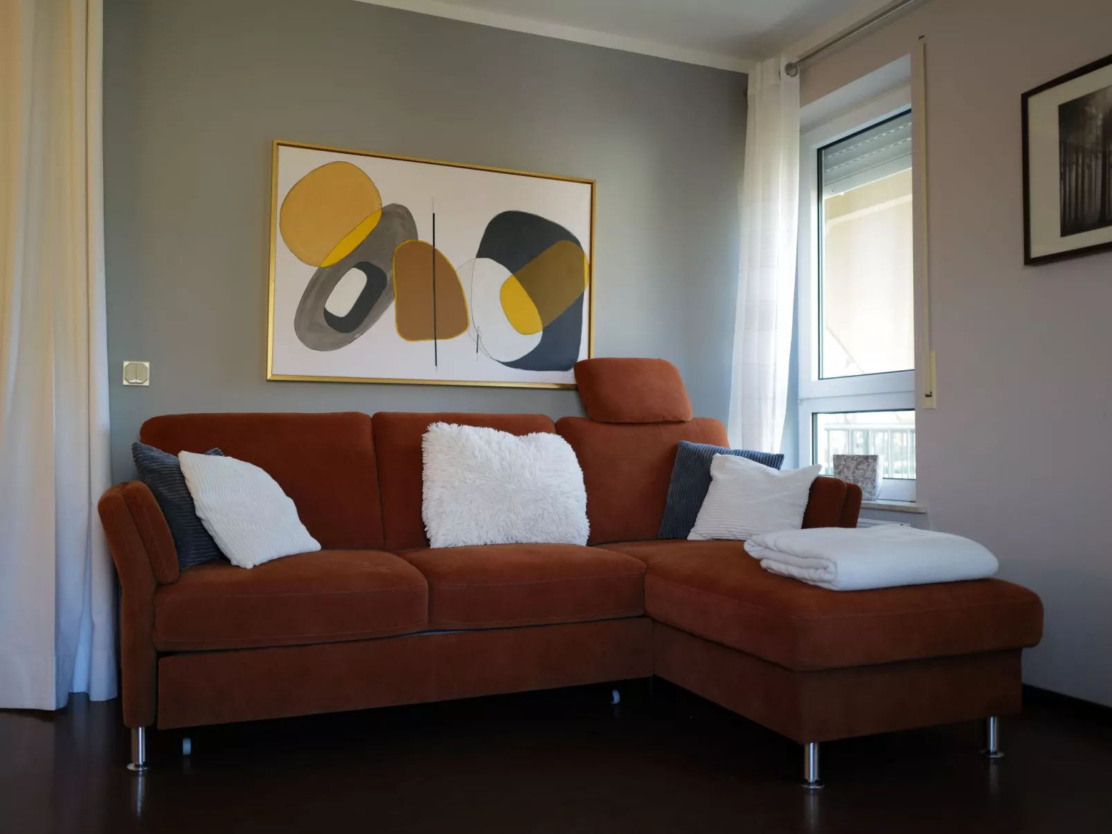 Schiefer Blick, Wohnung mit Terrasse und Balkon-Dedans