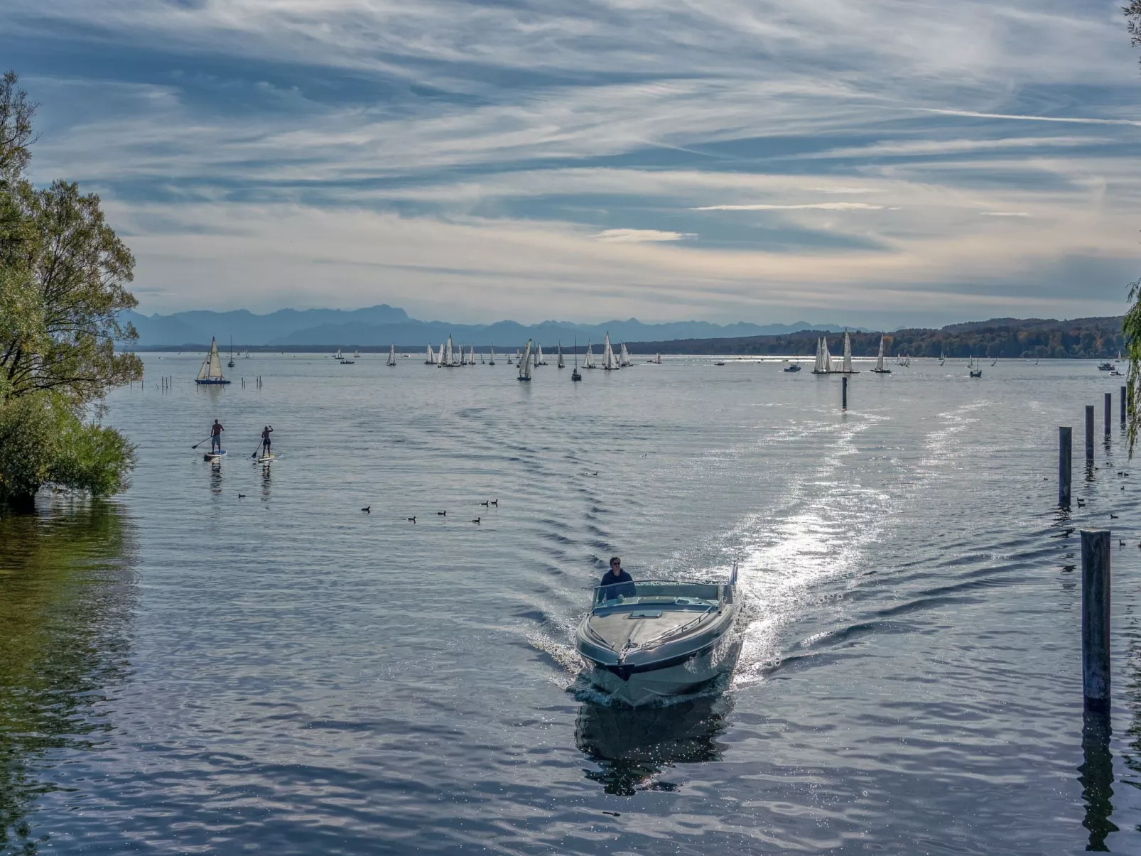 Appartement in Riederau mit Terrasse und Garten-Outside
