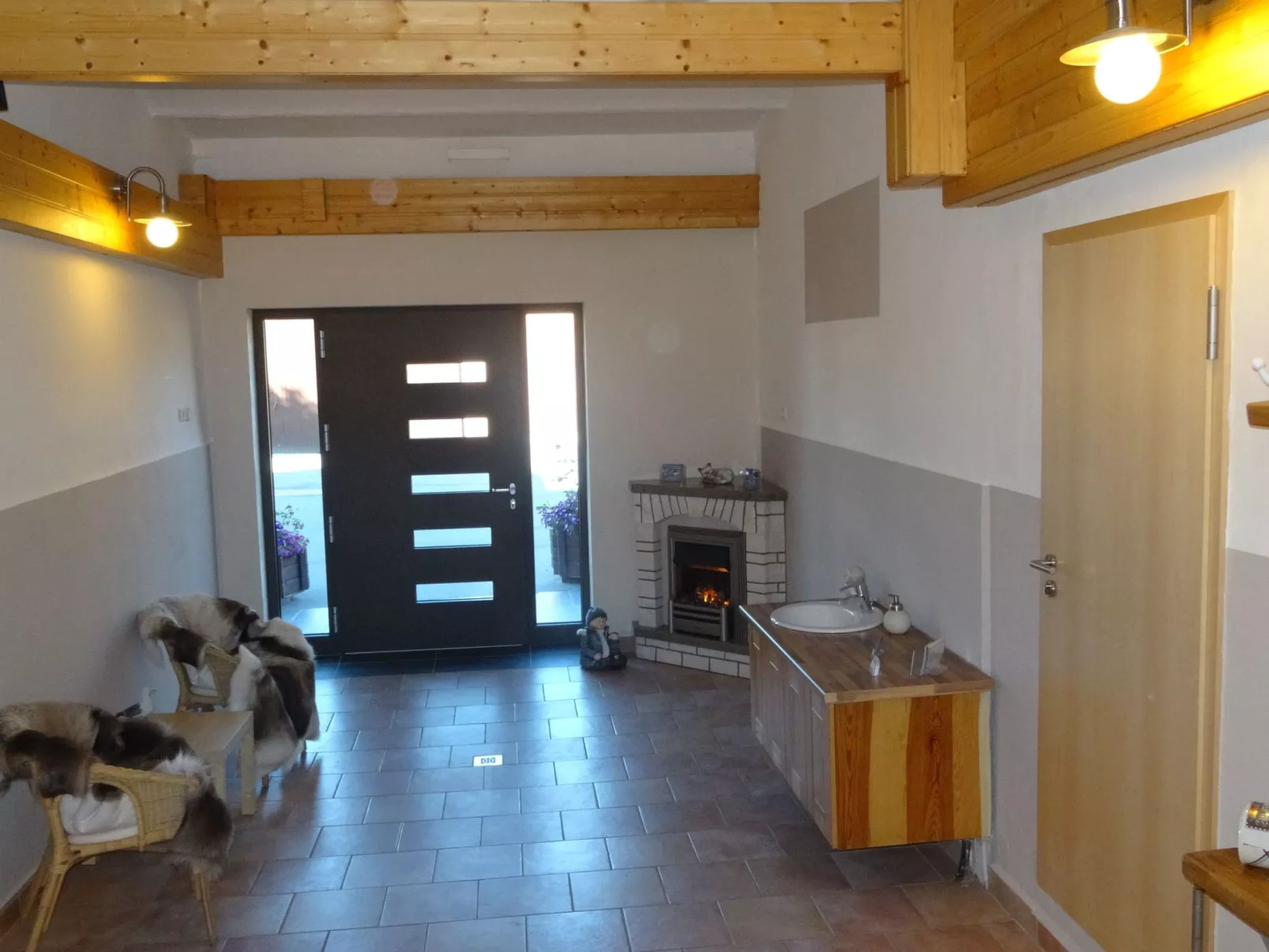 Studio Appartement Gartenblick-Drinnen