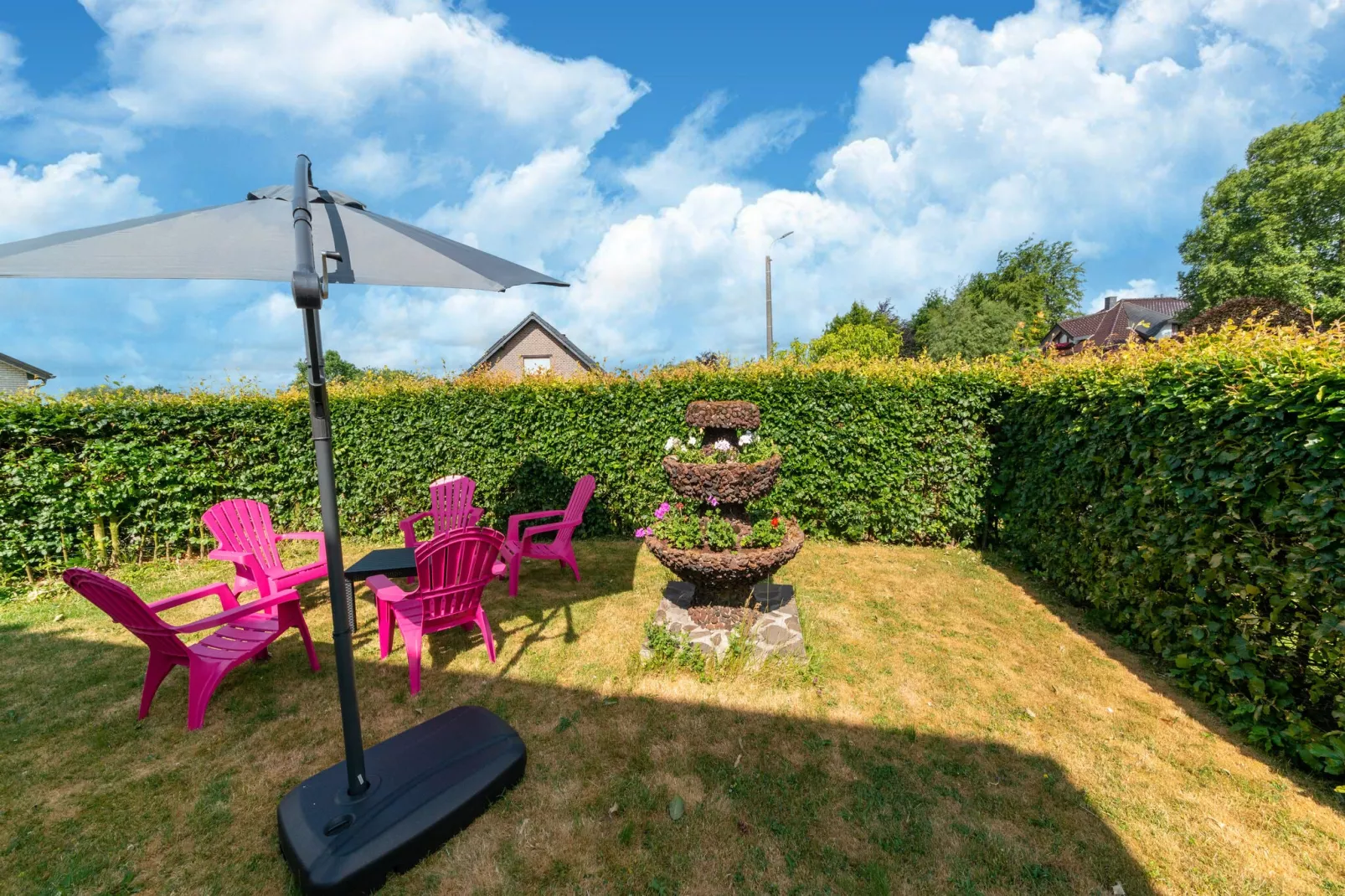 L'accueil de l'Est-Gardens summer