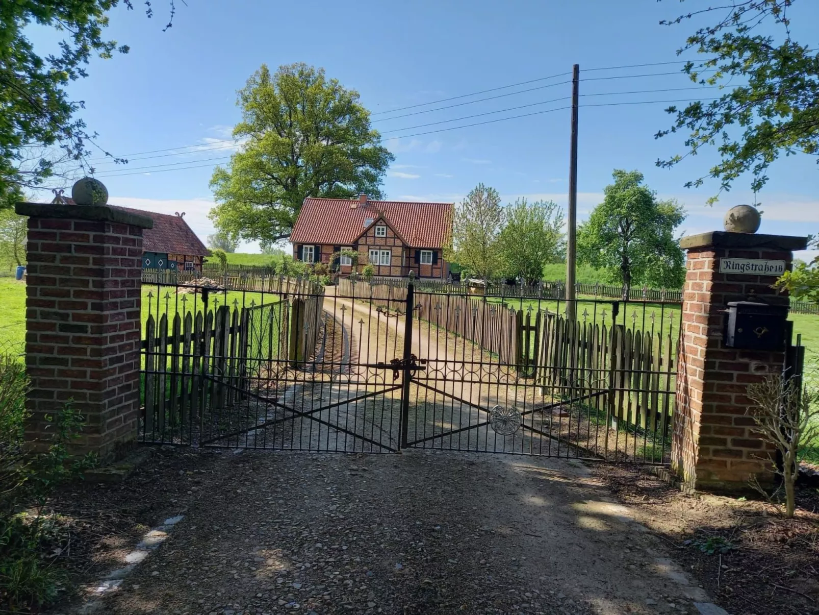 Haus Elbrose inmitten von Rosen mit Elbdeichzugang-Inside