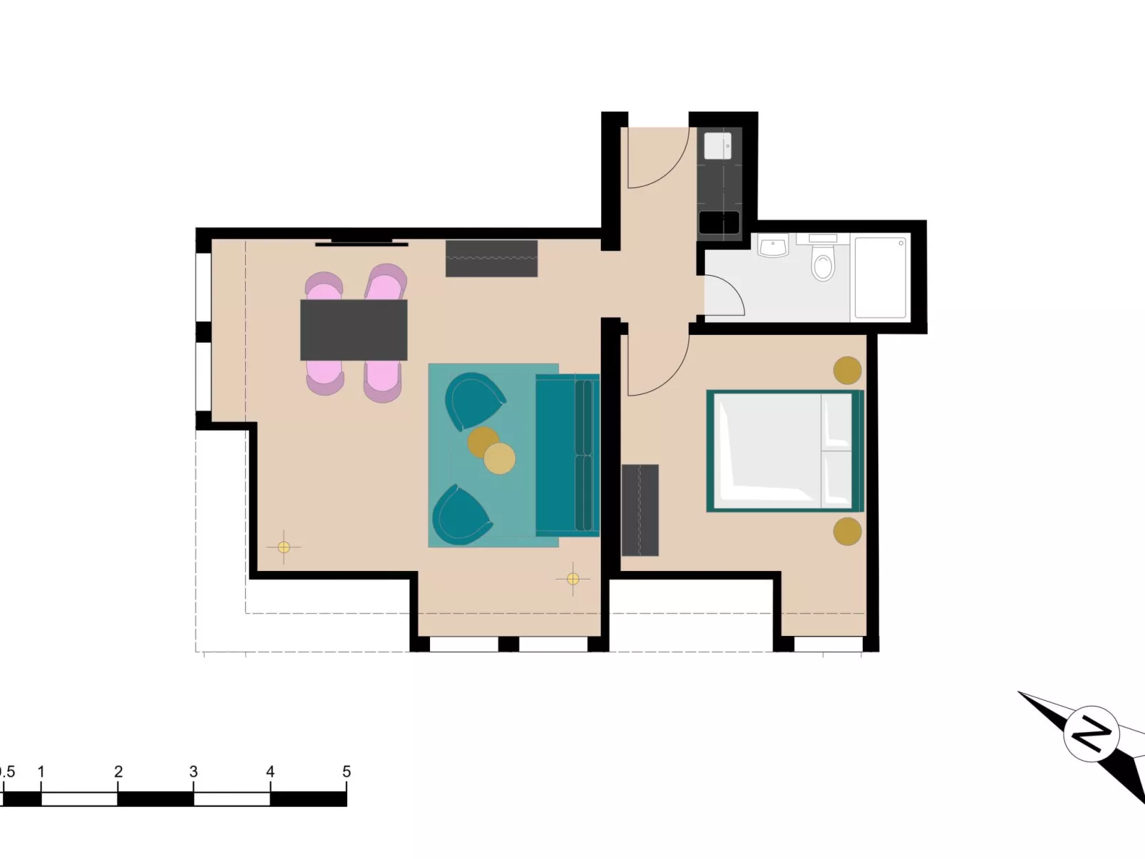 BankHouse Apt. XL403-Dedans