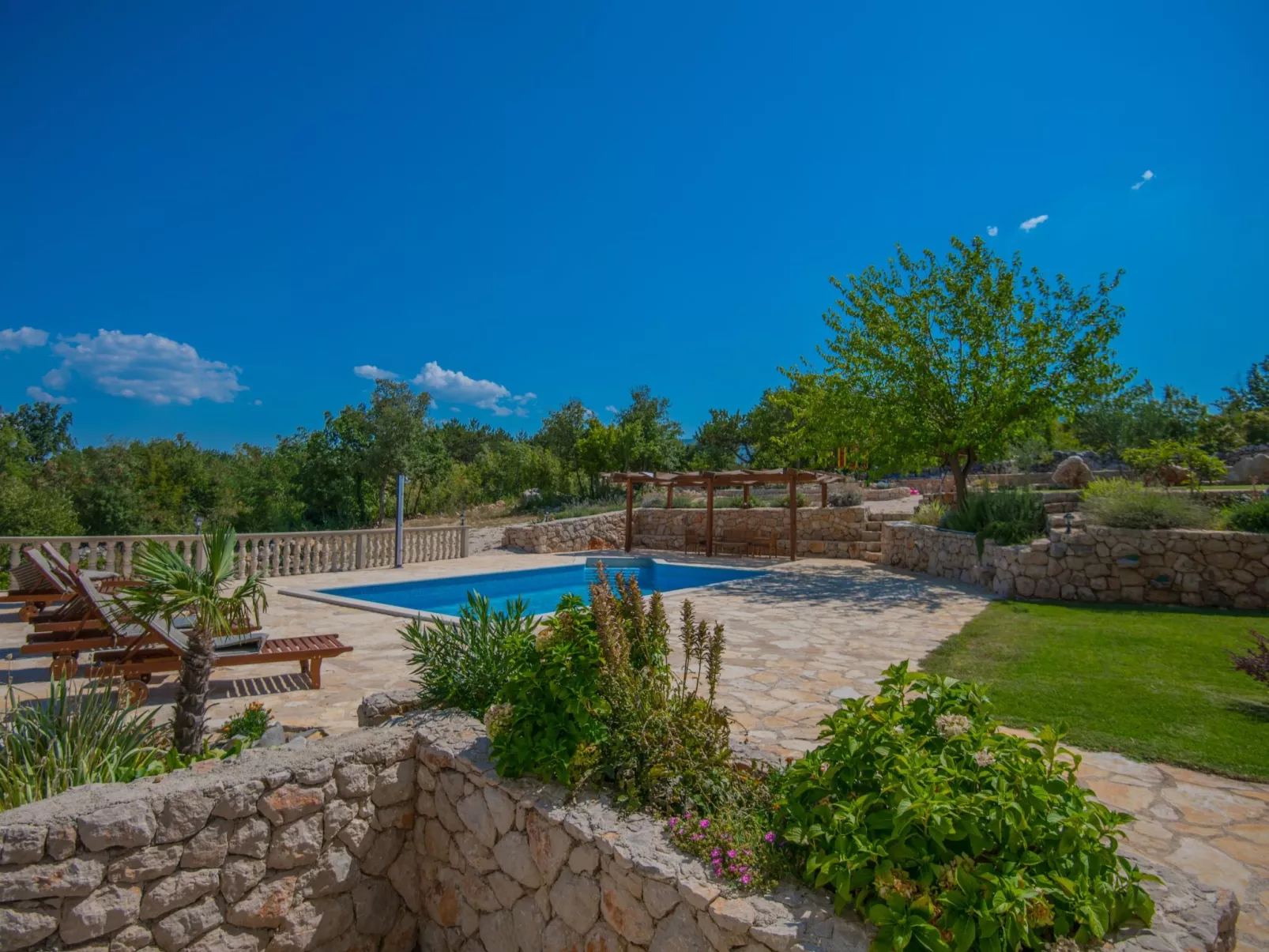 Freistehende Villa Iva Grubine mit Privatpool-Image-tags.info