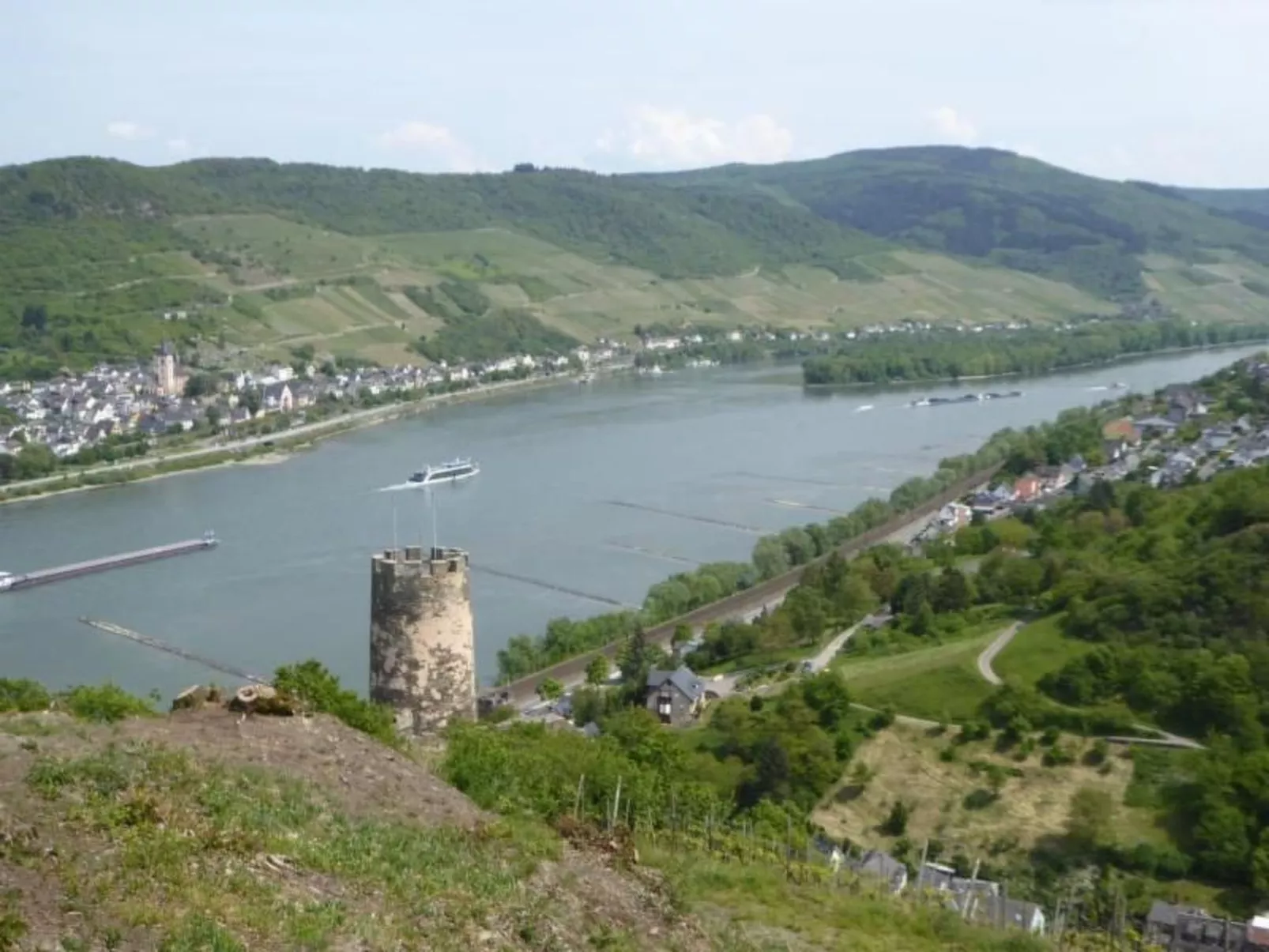 Schäfers Ferienwohnung Oberdiebach am Mittelrhein-Draußen
