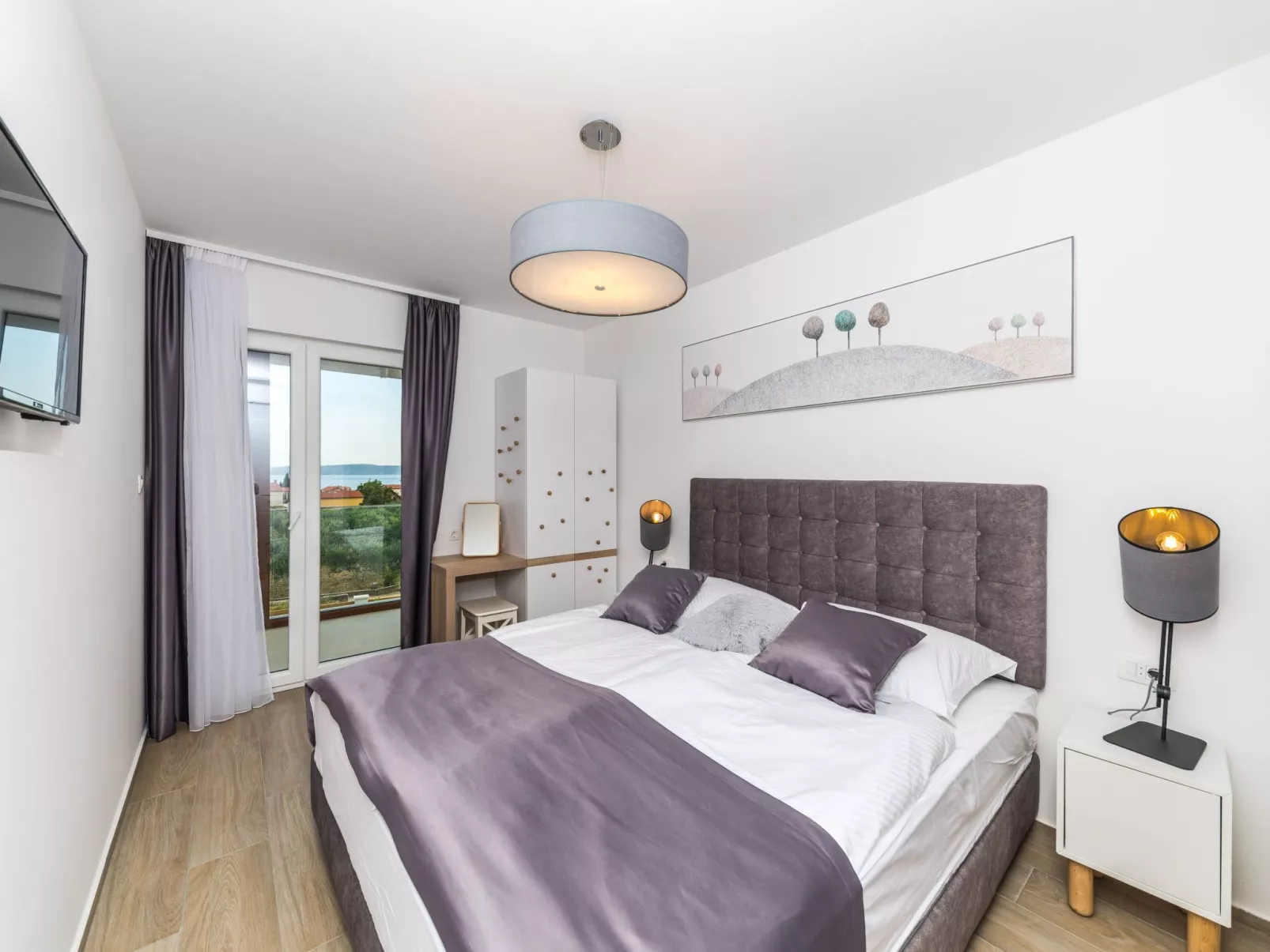 Modern eingerichtete Villa Ingrid mit beheiztem Pool - Dedans