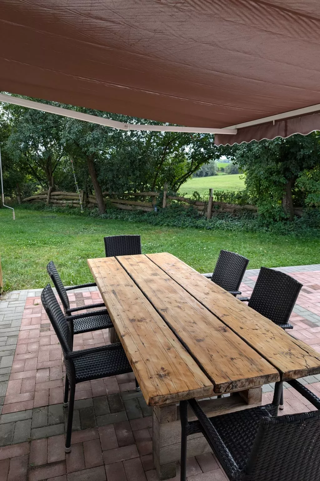 In Berkenlatten mit Großer Terrasse-Dedans